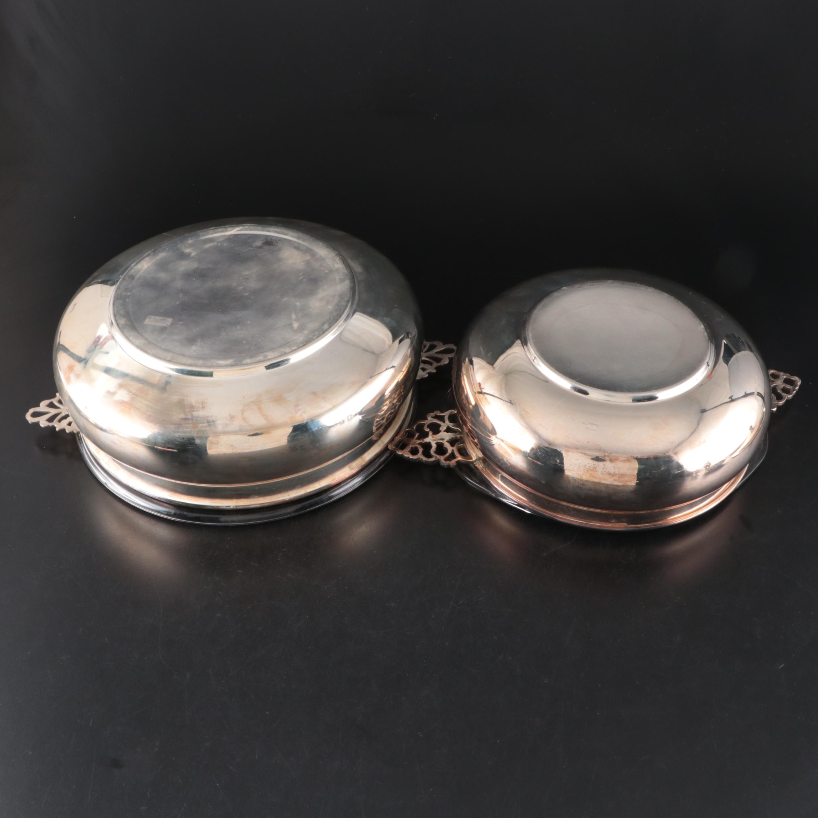 Canterbury Silver Plate Toothpick Holder with More Table Accessories