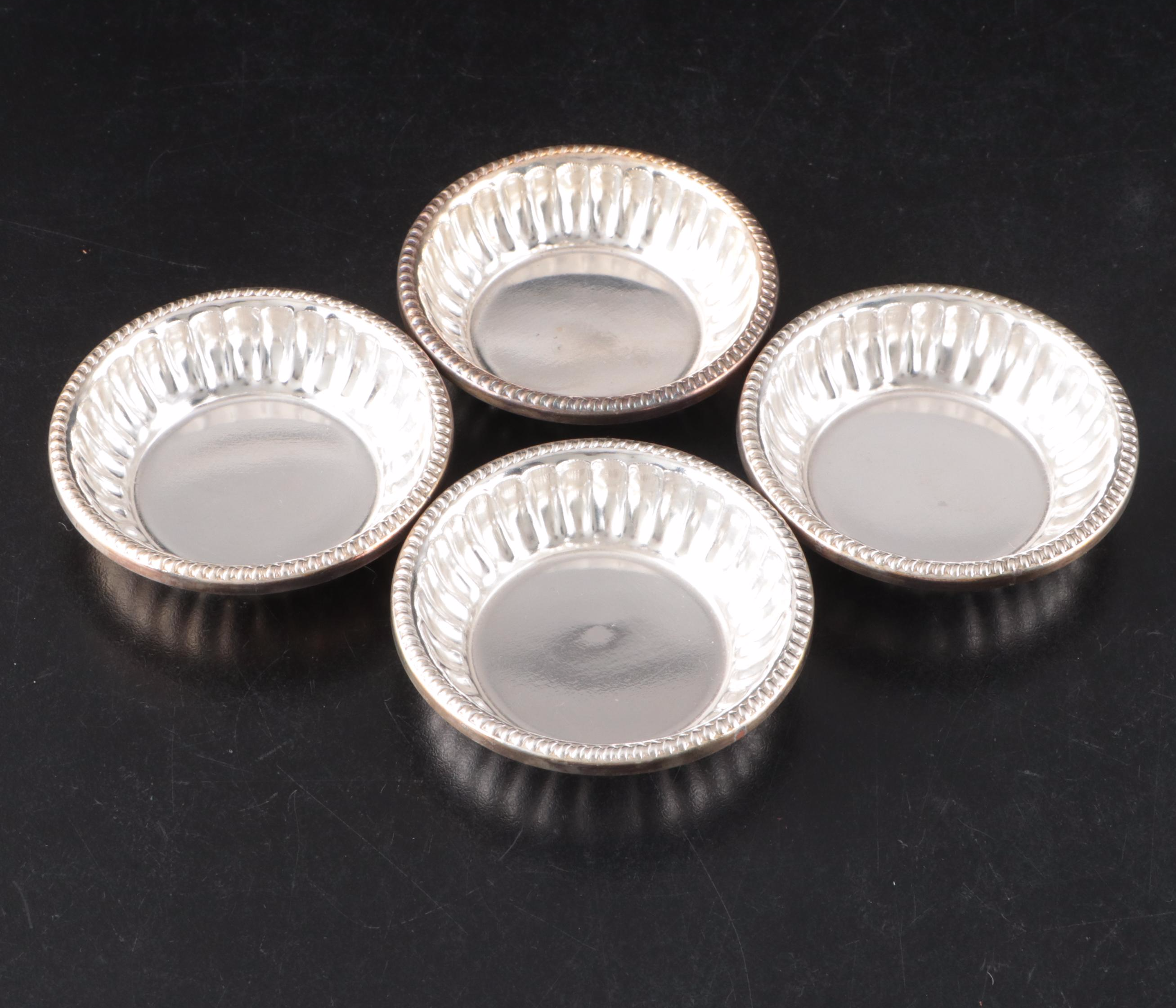 Canterbury Silver Plate Toothpick Holder with More Table Accessories