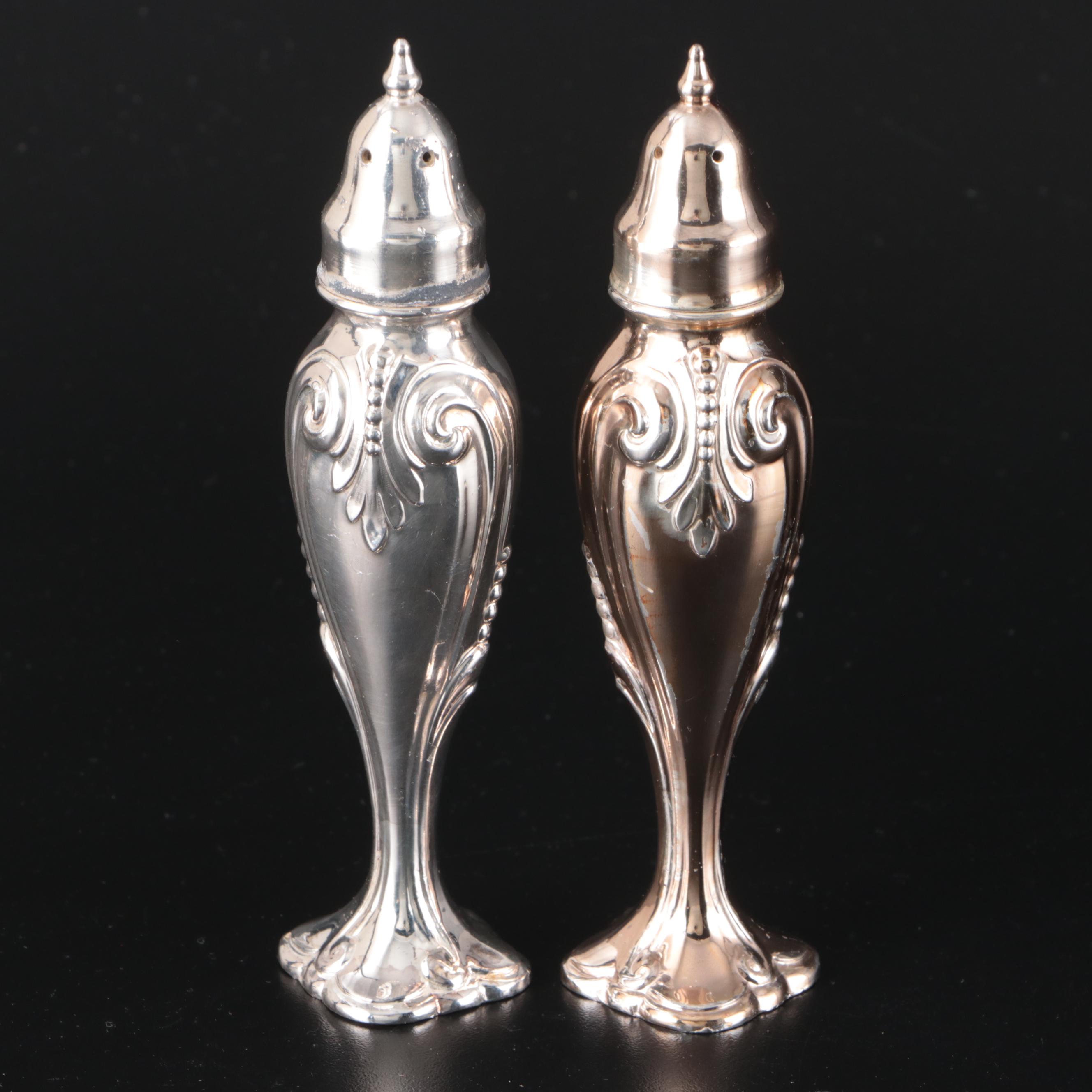 Canterbury Silver Plate Toothpick Holder with More Table Accessories
