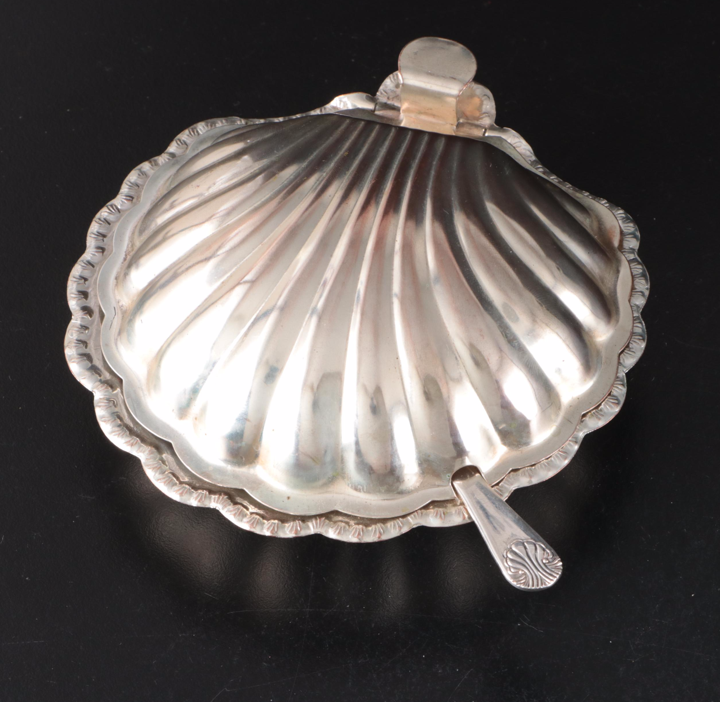 Canterbury Silver Plate Toothpick Holder with More Table Accessories