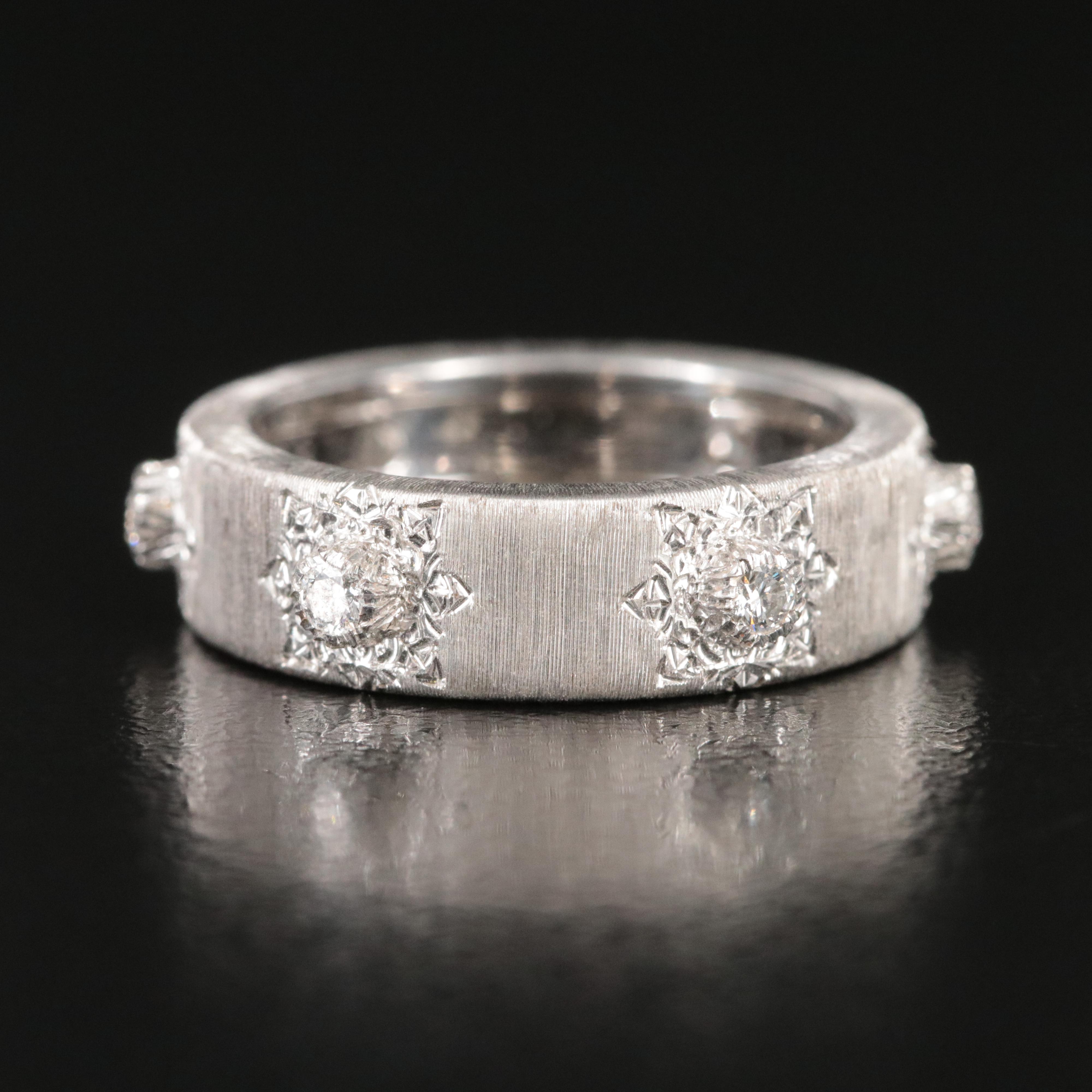 Buccellati Eternelle Macri 18K Diamond Eternity Ring