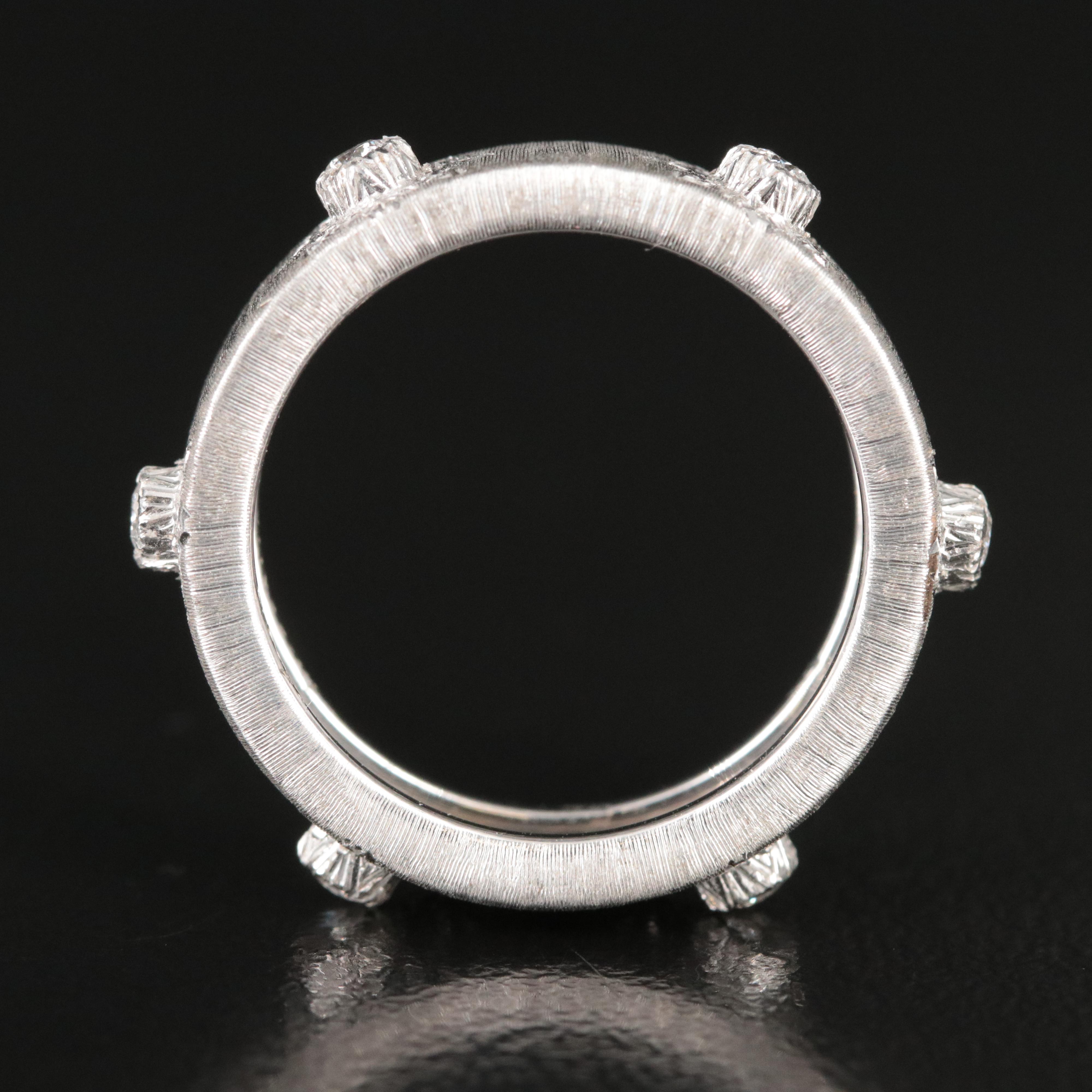 Buccellati Eternelle Macri 18K Diamond Eternity Ring