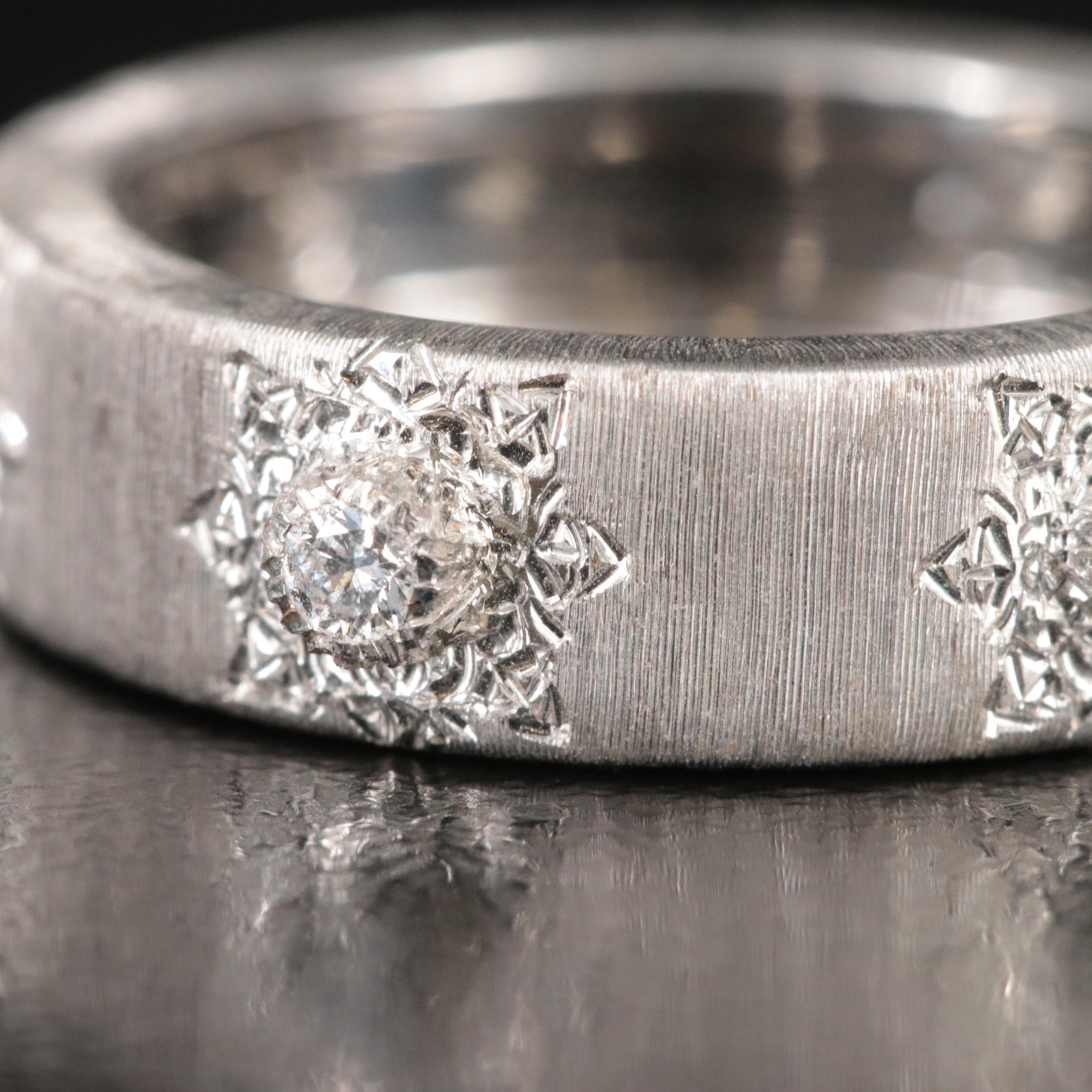 Buccellati Eternelle Macri 18K Diamond Eternity Ring