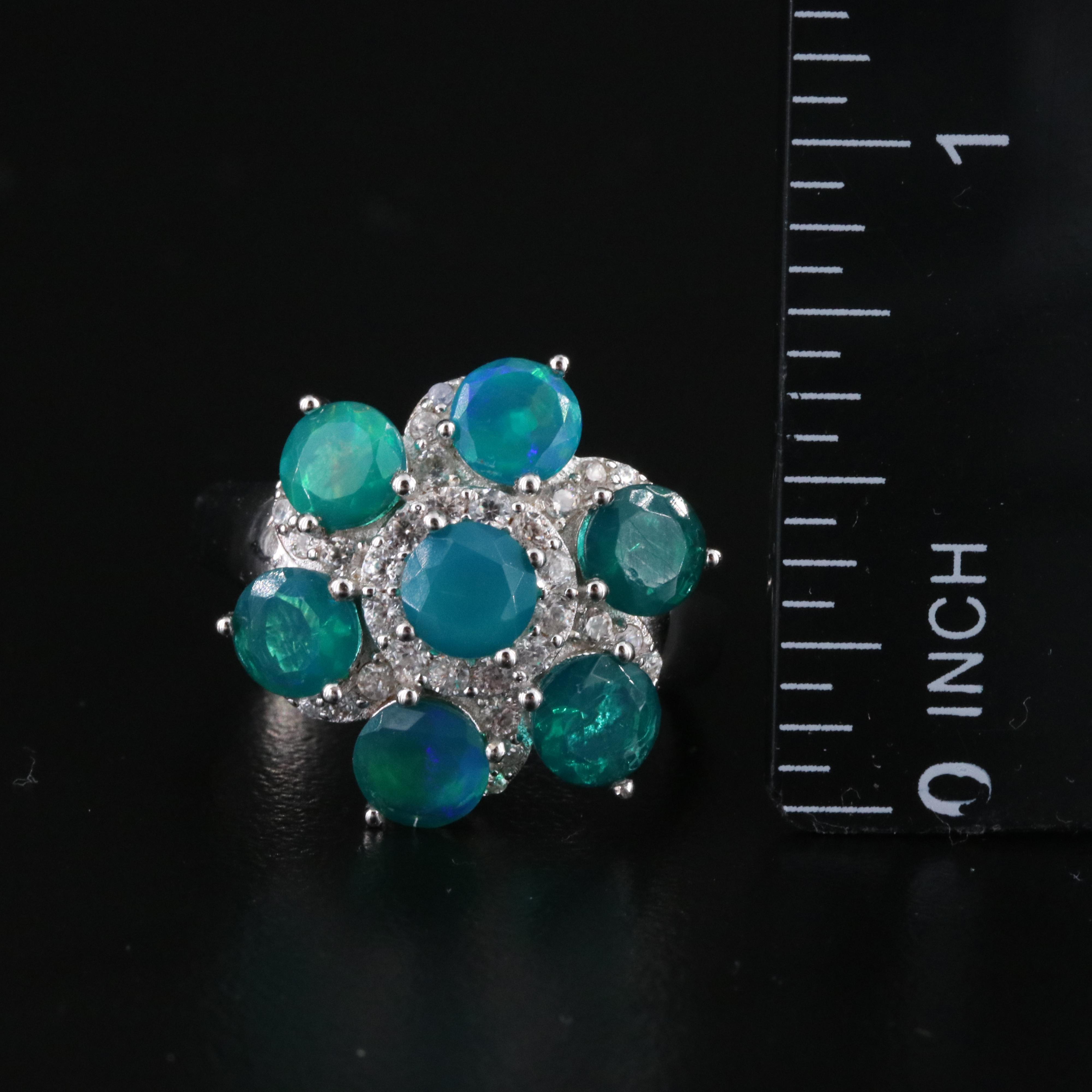 Sterling Jewelry Collection Including Opal, Zircon and Spinel