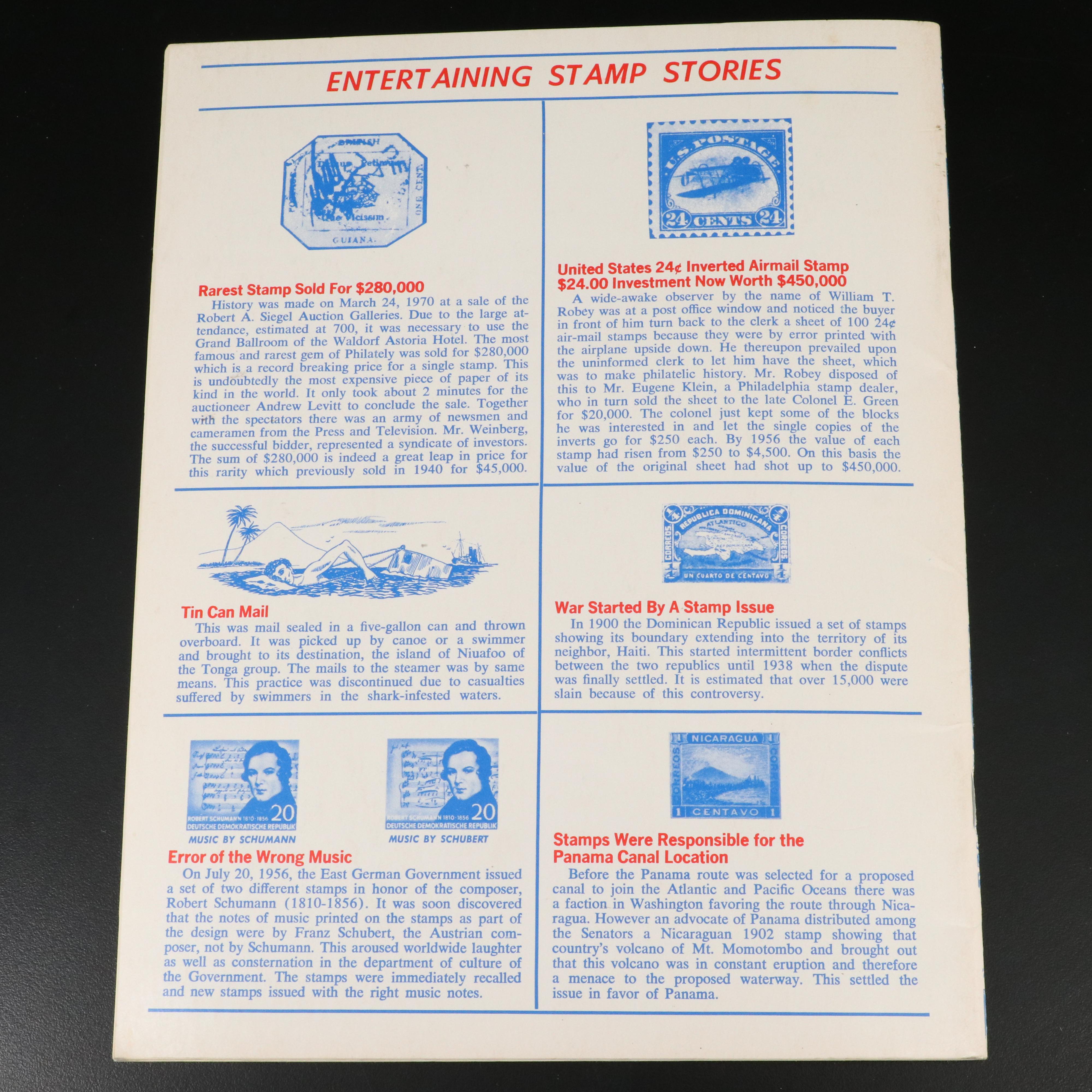 Large Album of World Postage Stamps and Two Empty Albums