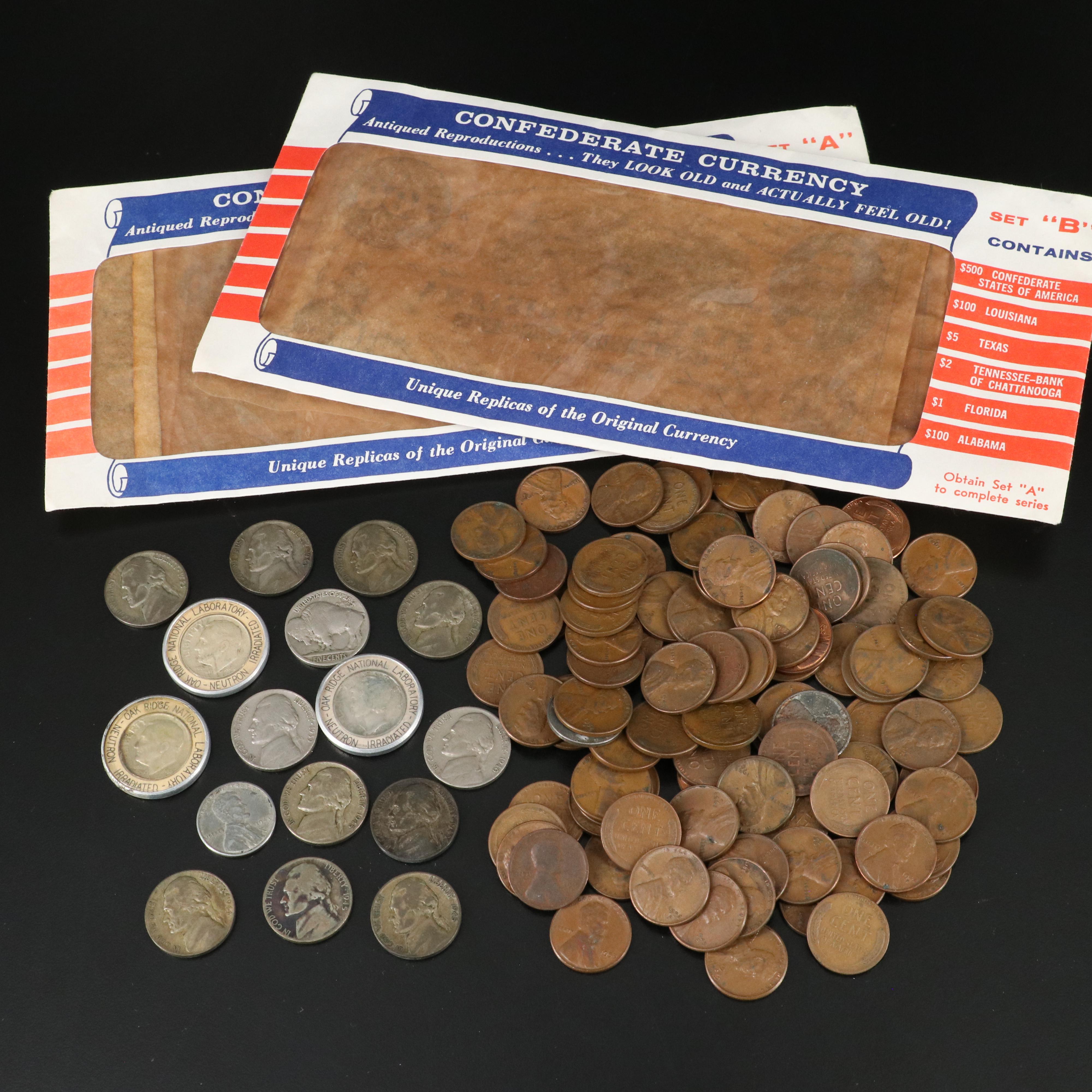 Lincoln Wheat Cents, WWII Silver Nickels, and More