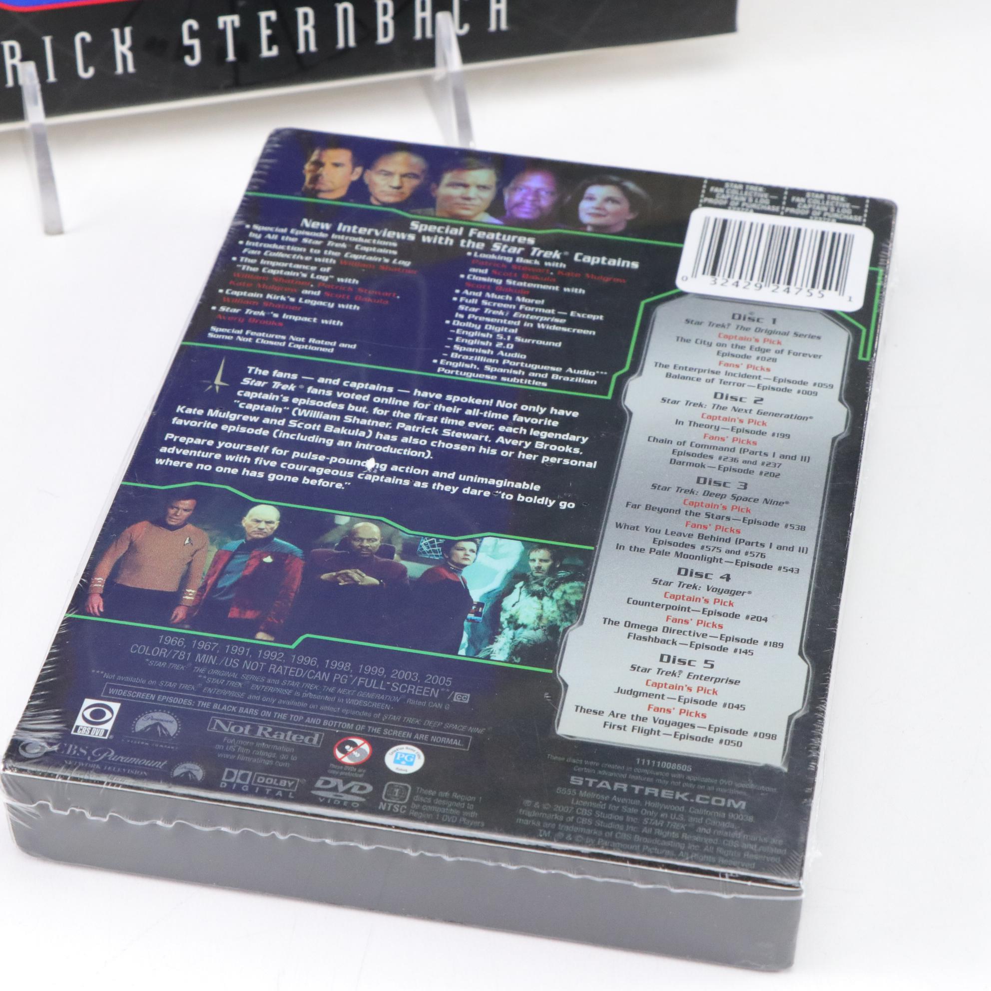 Star Trek Next Generation Blueprints & Captain's Log Fan Collective DVD