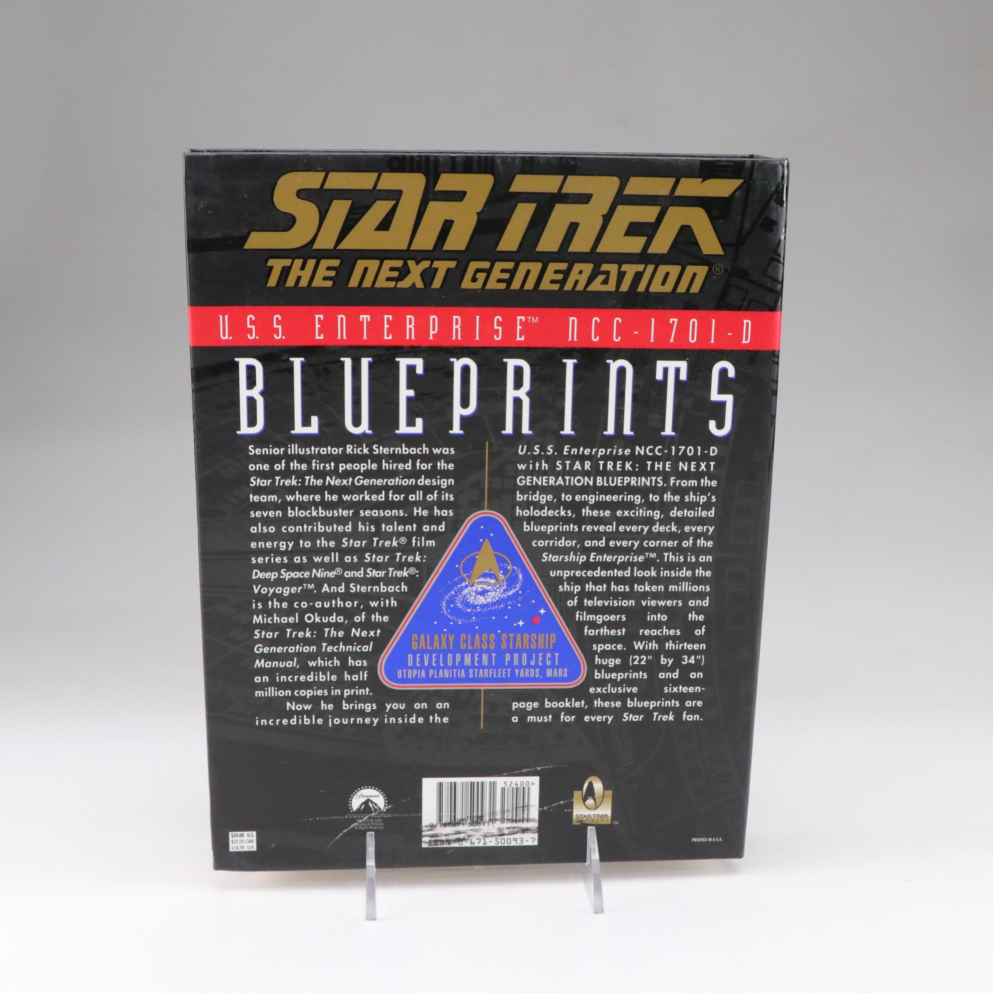 Star Trek Next Generation Blueprints & Captain's Log Fan Collective DVD