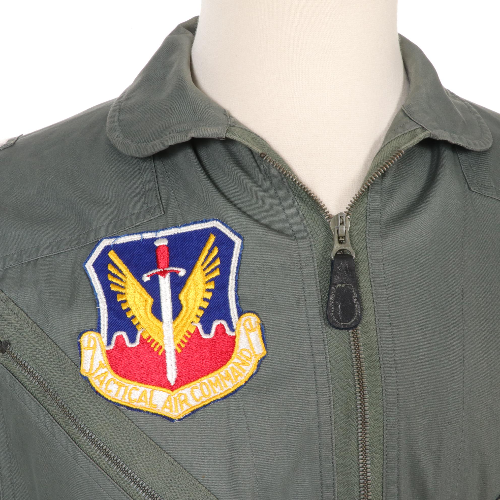 Tactical Air Command Flying Man's Gray Jumpsuit, 1963