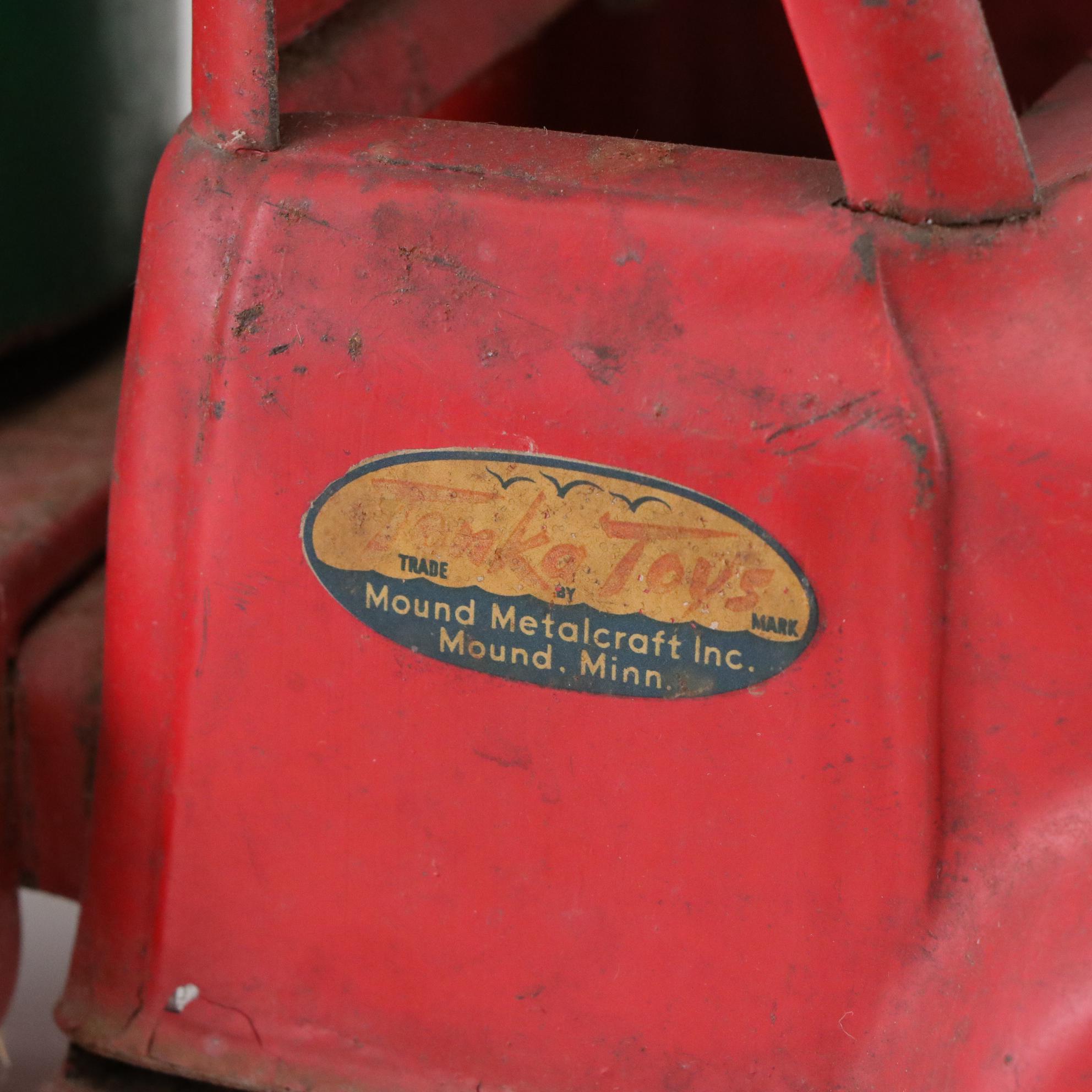 Tonka Toys Grain Hauler, Log Truck & Steel Carrier Toys