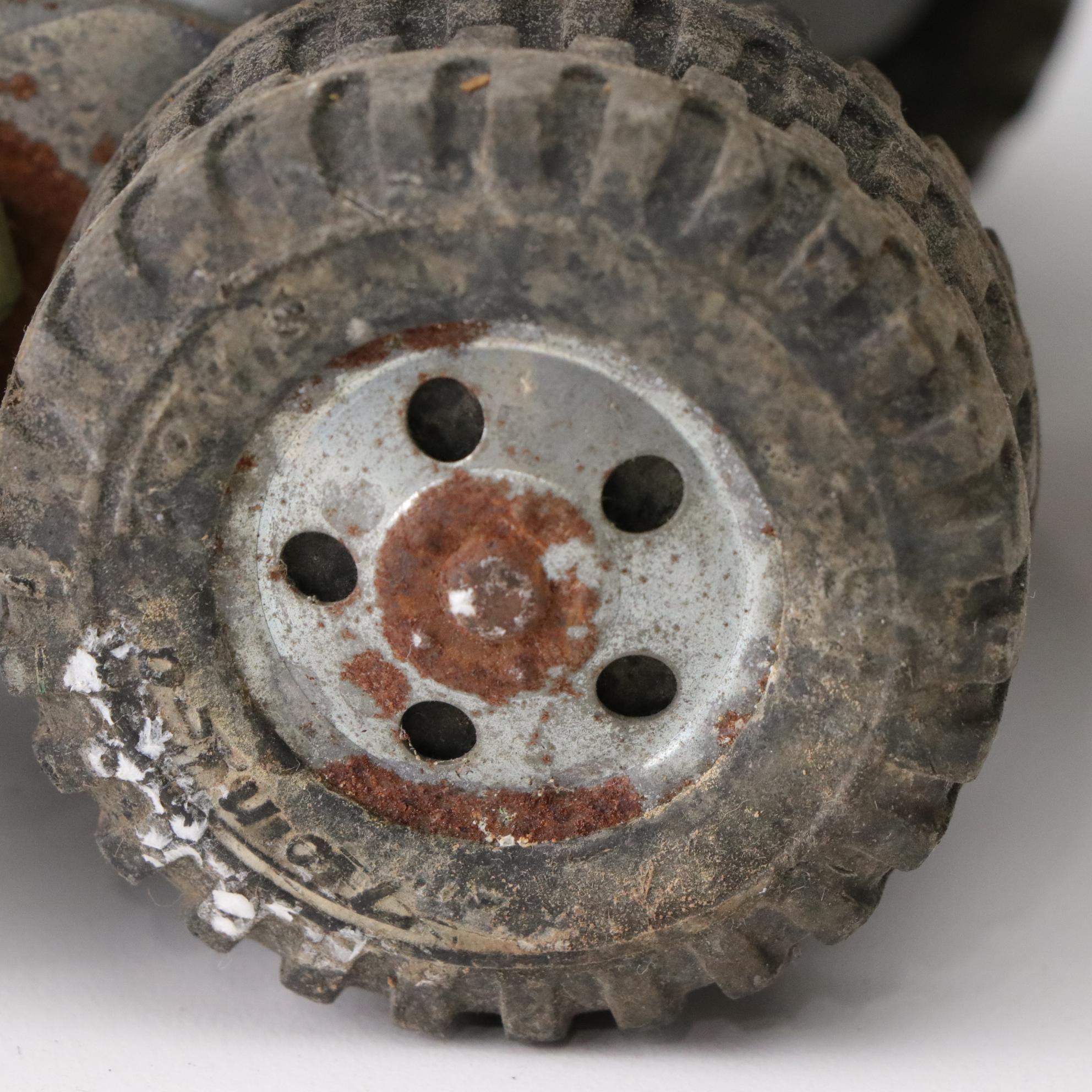 Tonka Toys Grain Hauler, Log Truck & Steel Carrier Toys