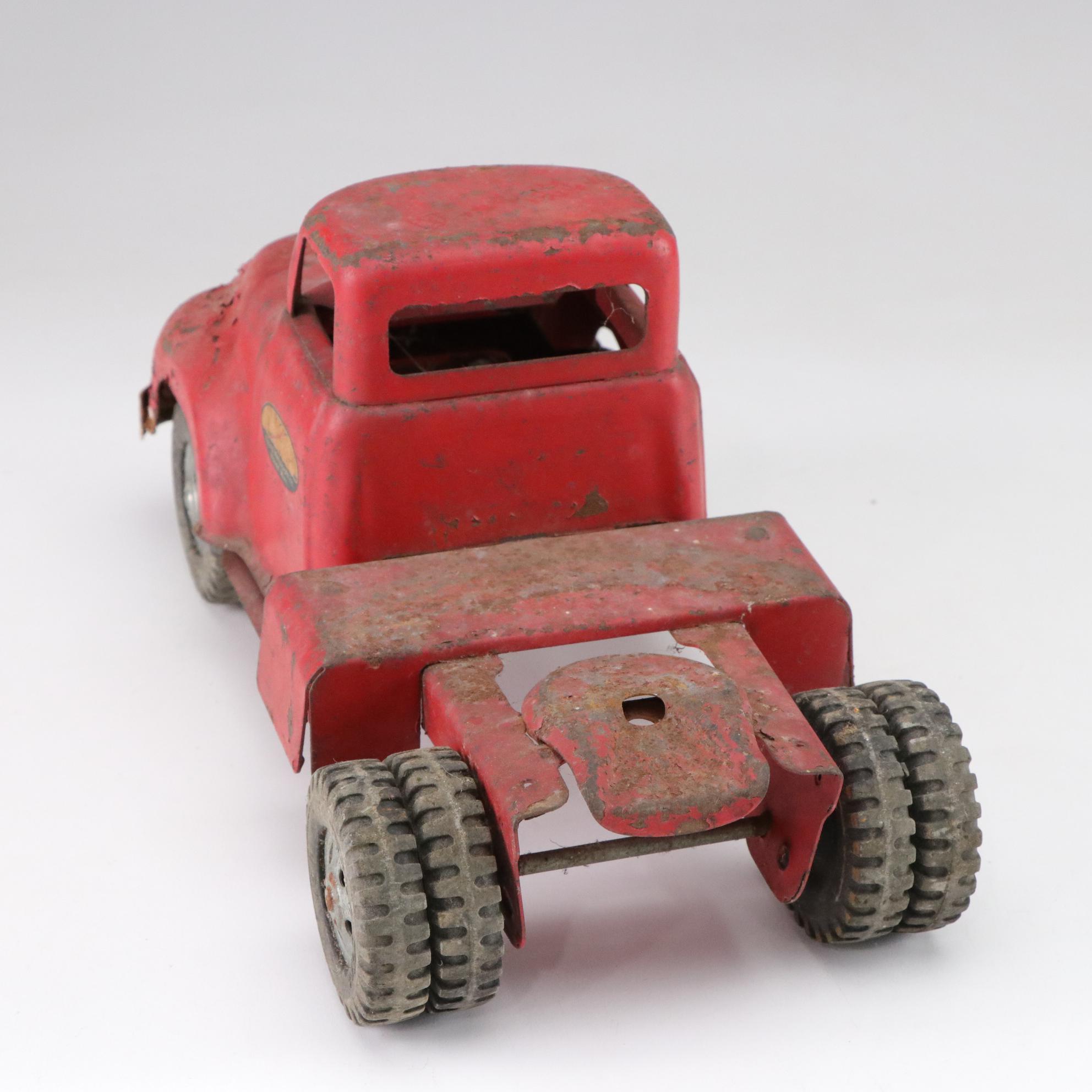 Tonka Toys Grain Hauler, Log Truck & Steel Carrier Toys