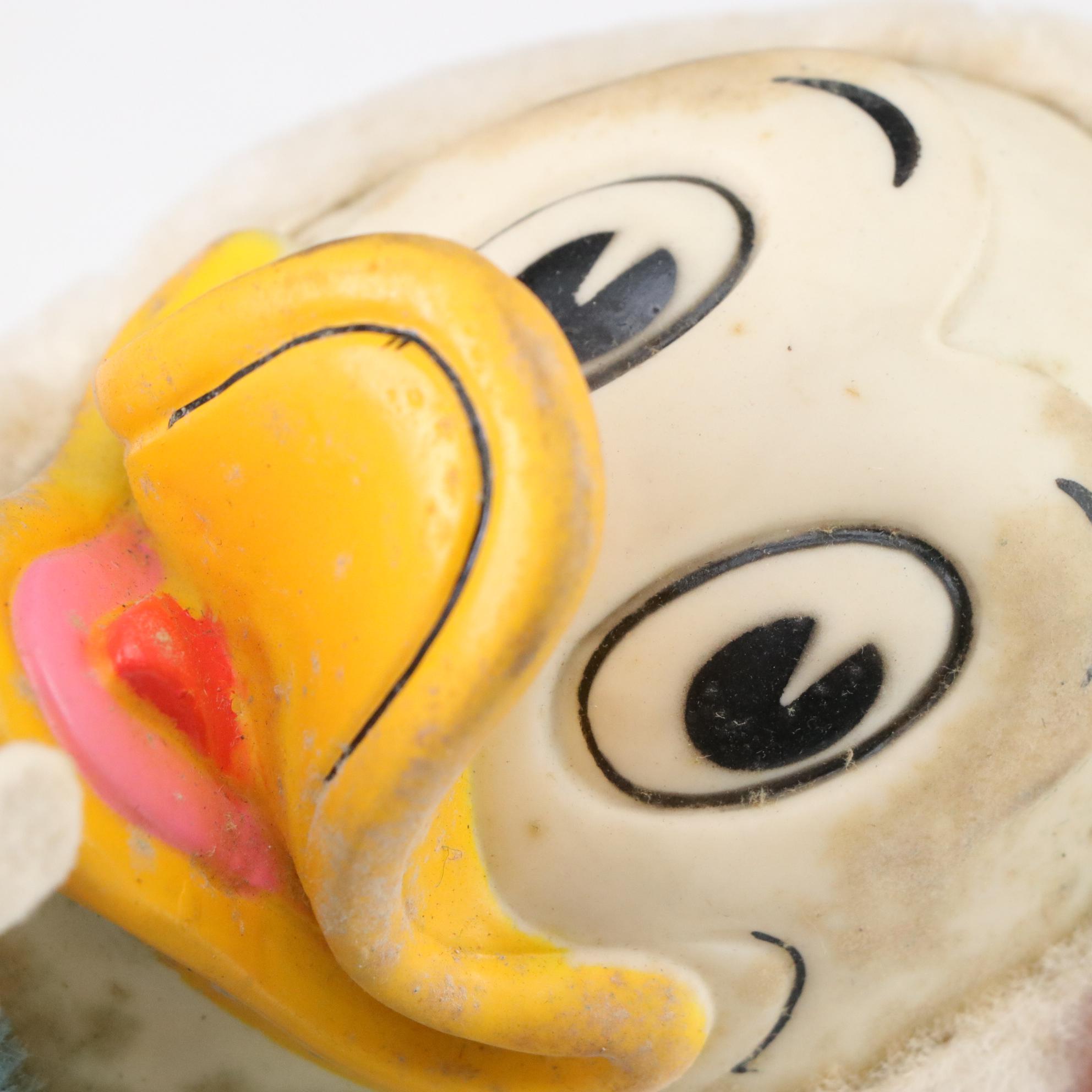 Woolikin Donald Duck Plush Toy with Plastic Mickey Mouse and Metal Donald Duck