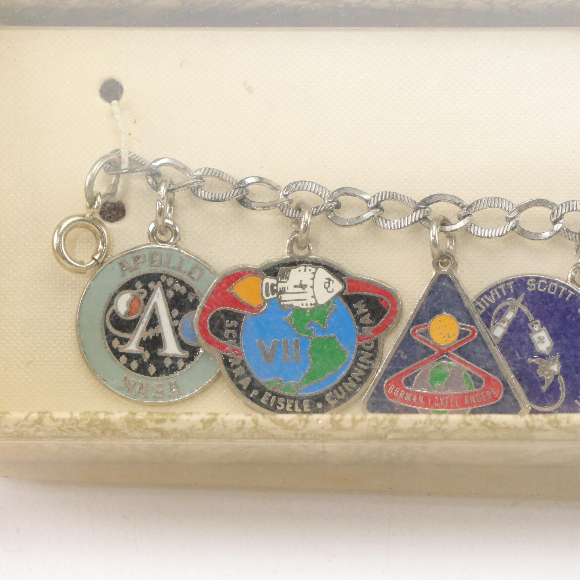 Apollo and Armstrong Charm Bracelets, Pencil Sharpeners, Space Toys, and More