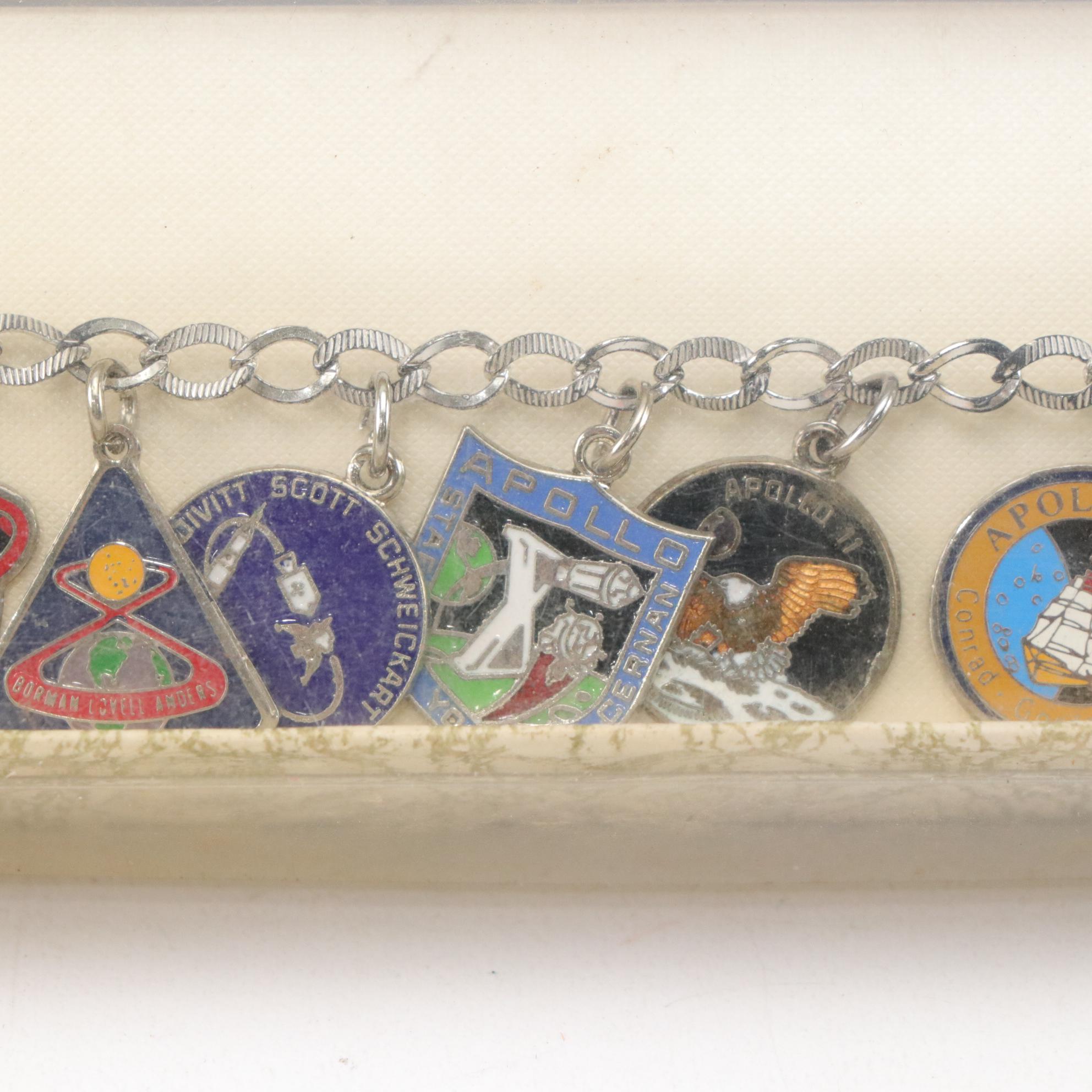 Apollo and Armstrong Charm Bracelets, Pencil Sharpeners, Space Toys, and More