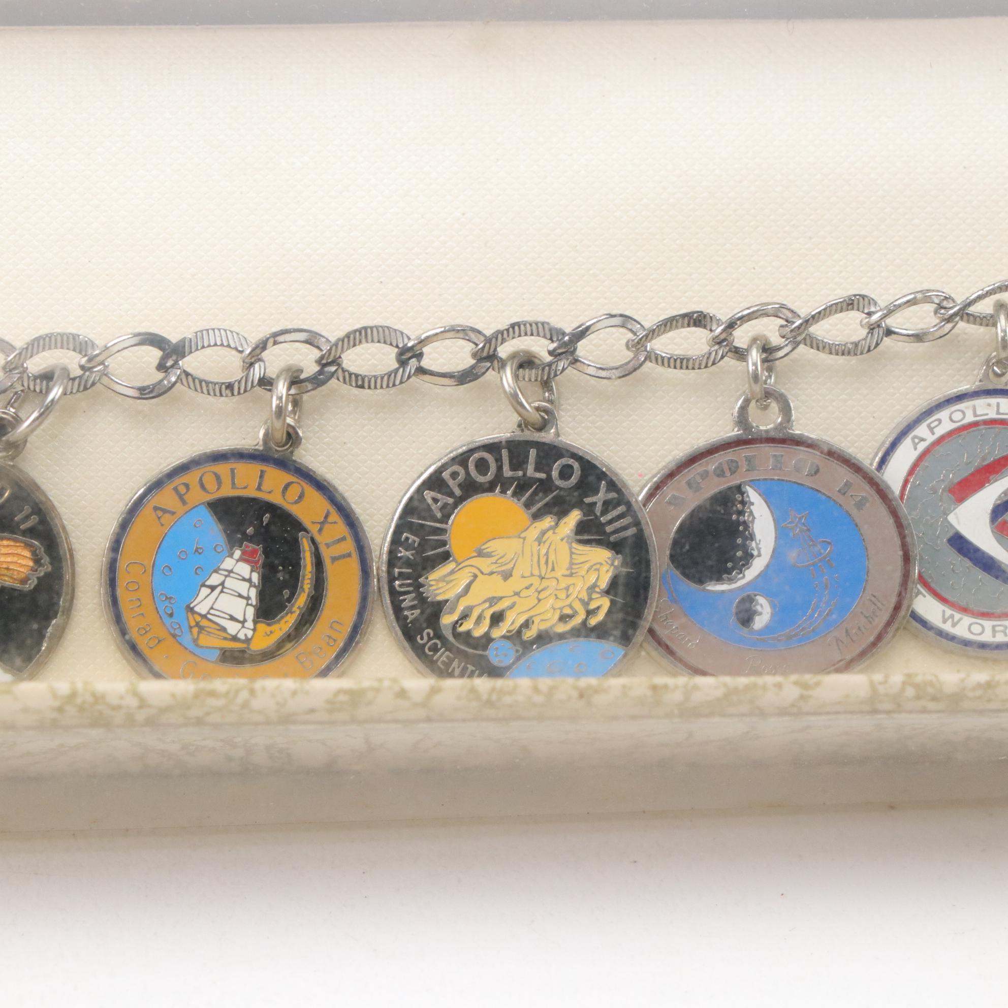Apollo and Armstrong Charm Bracelets, Pencil Sharpeners, Space Toys, and More