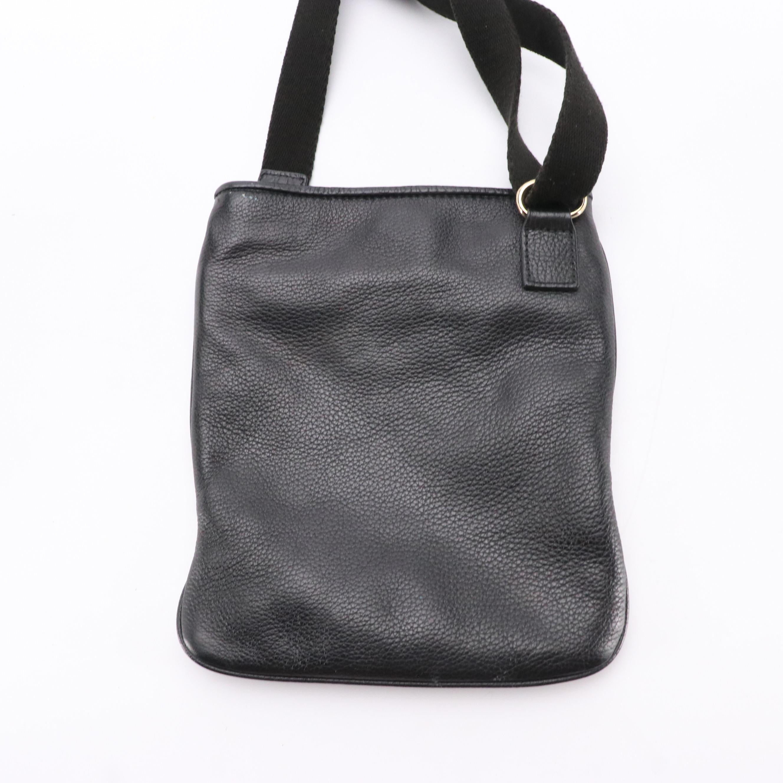 Michael Kors MK Jet Set Tote and Fulton Crossbody in Black Leather