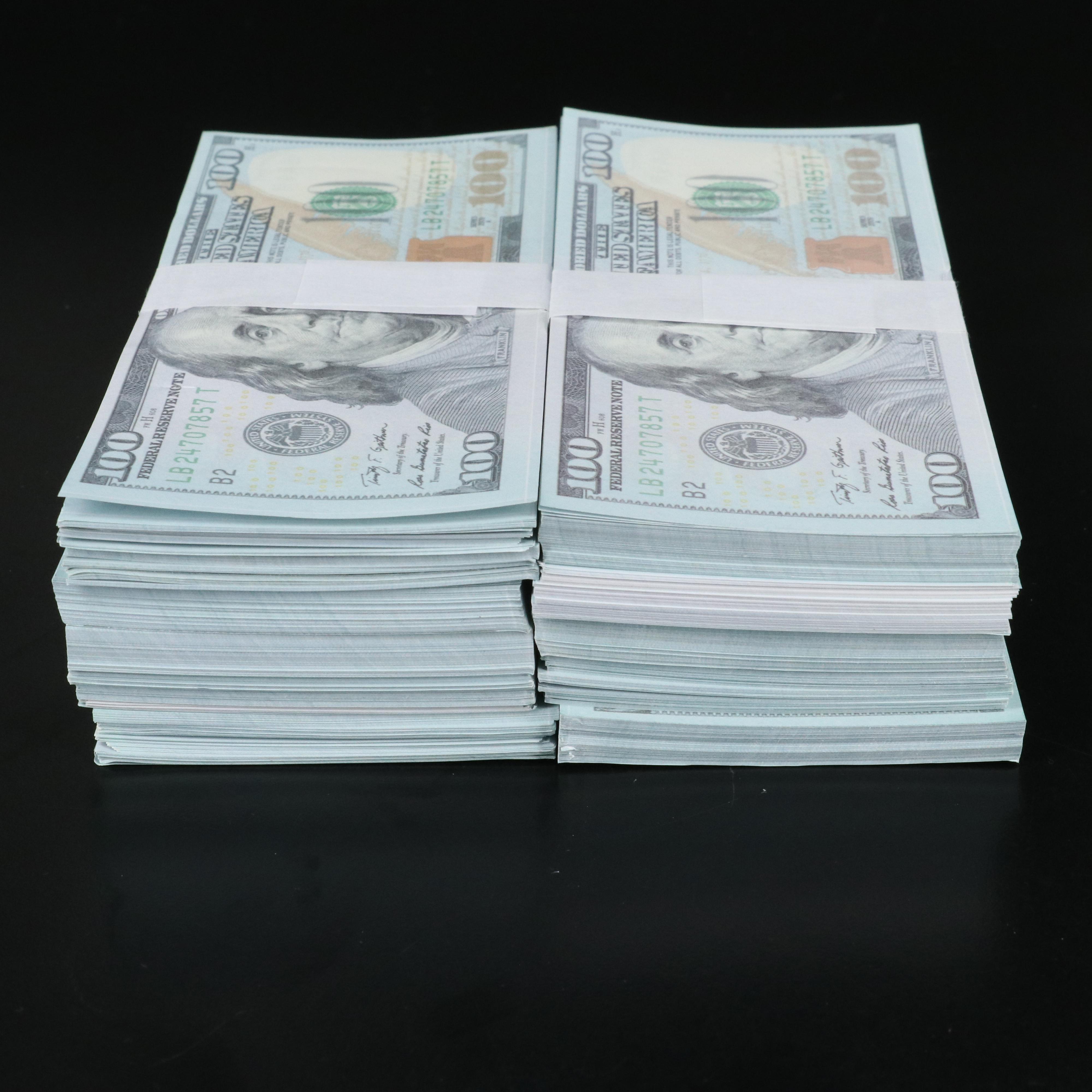 One-Ounce Fine Silver Round and 1,000 Stage/Movie Prop Banknotes