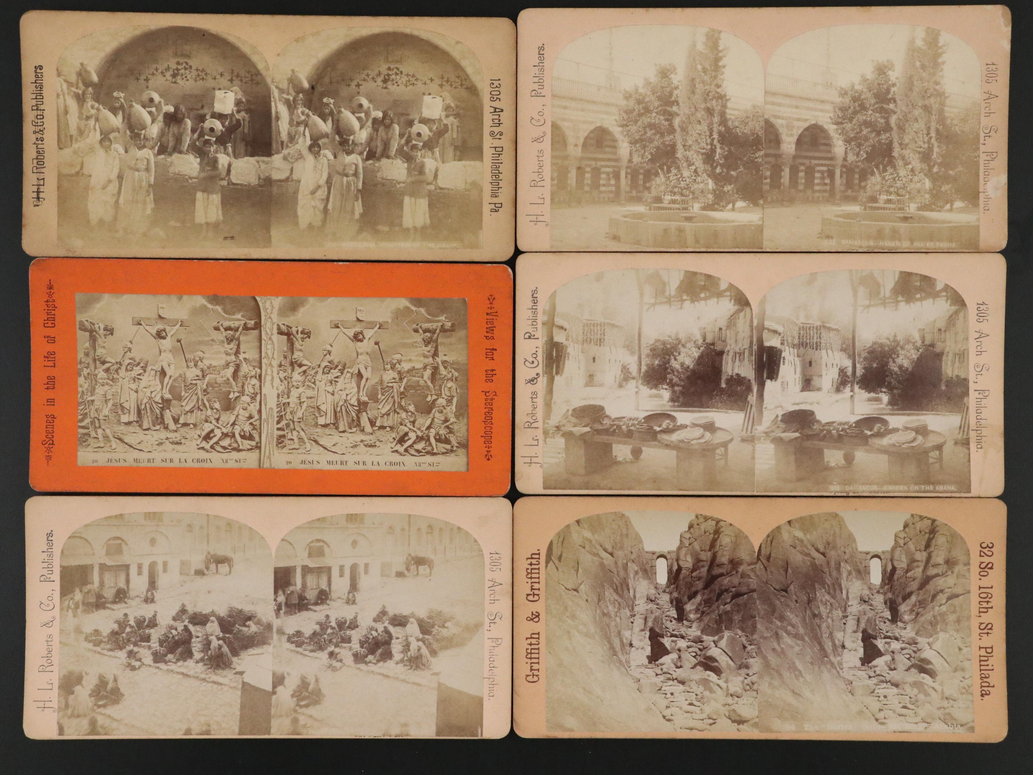 Keystone Stereoscope with Image Card Collection, Late 19th/Early 20th Century