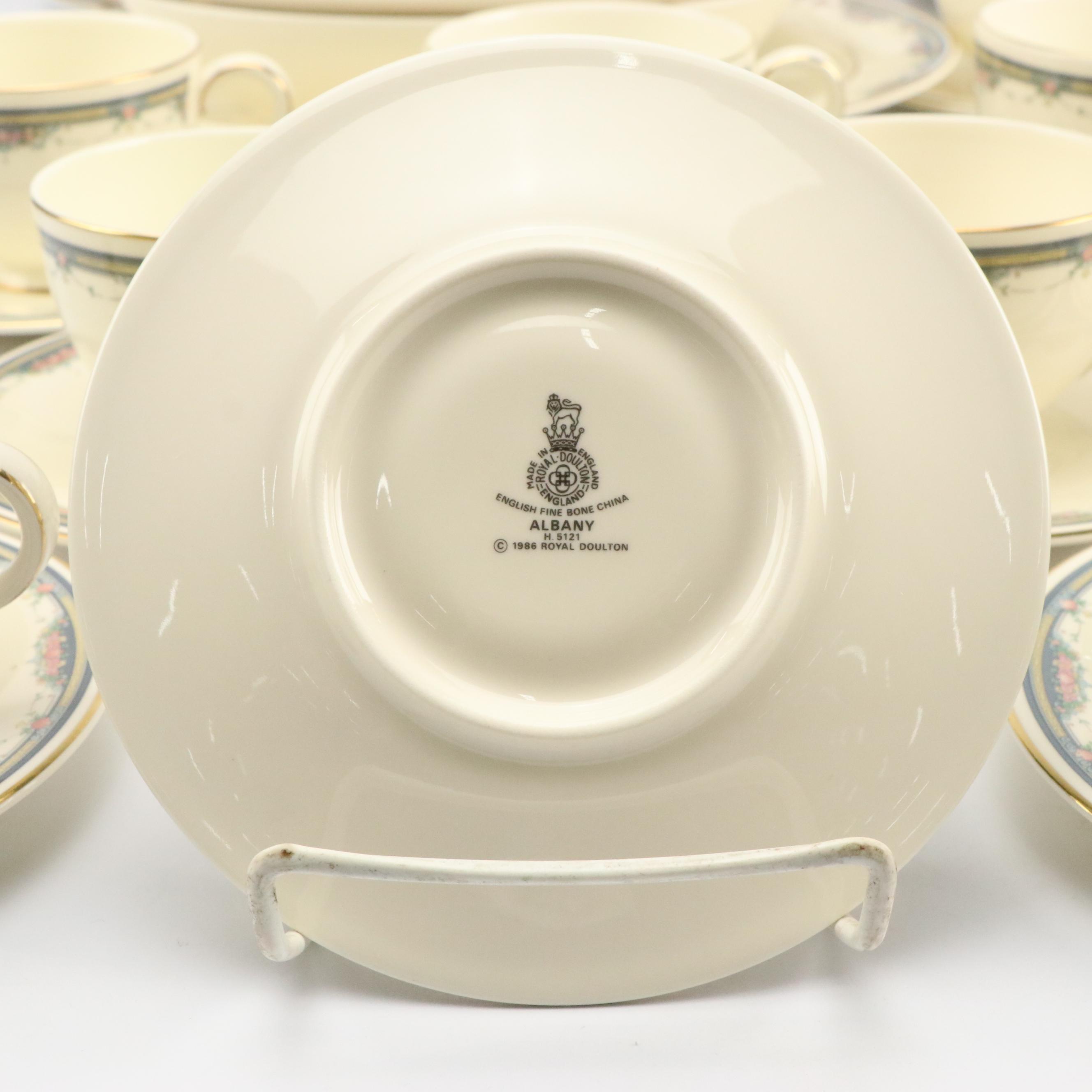 Royal Doulton Albany Bone China Dinnerware, 1980s