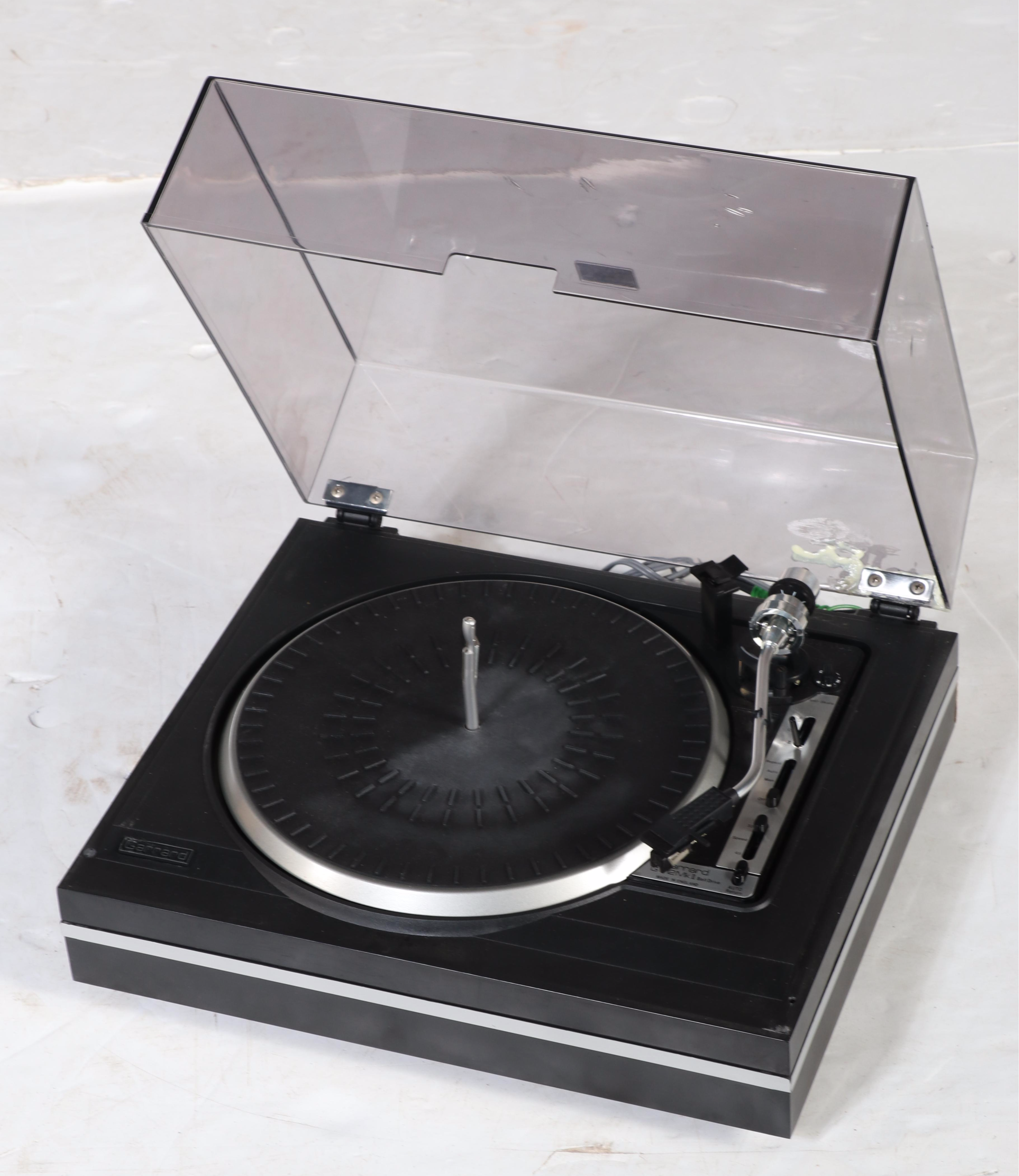 Garrard Turntable, Sony Cassette Deck, Harman Kardon Speaker, Lafayette Receiver