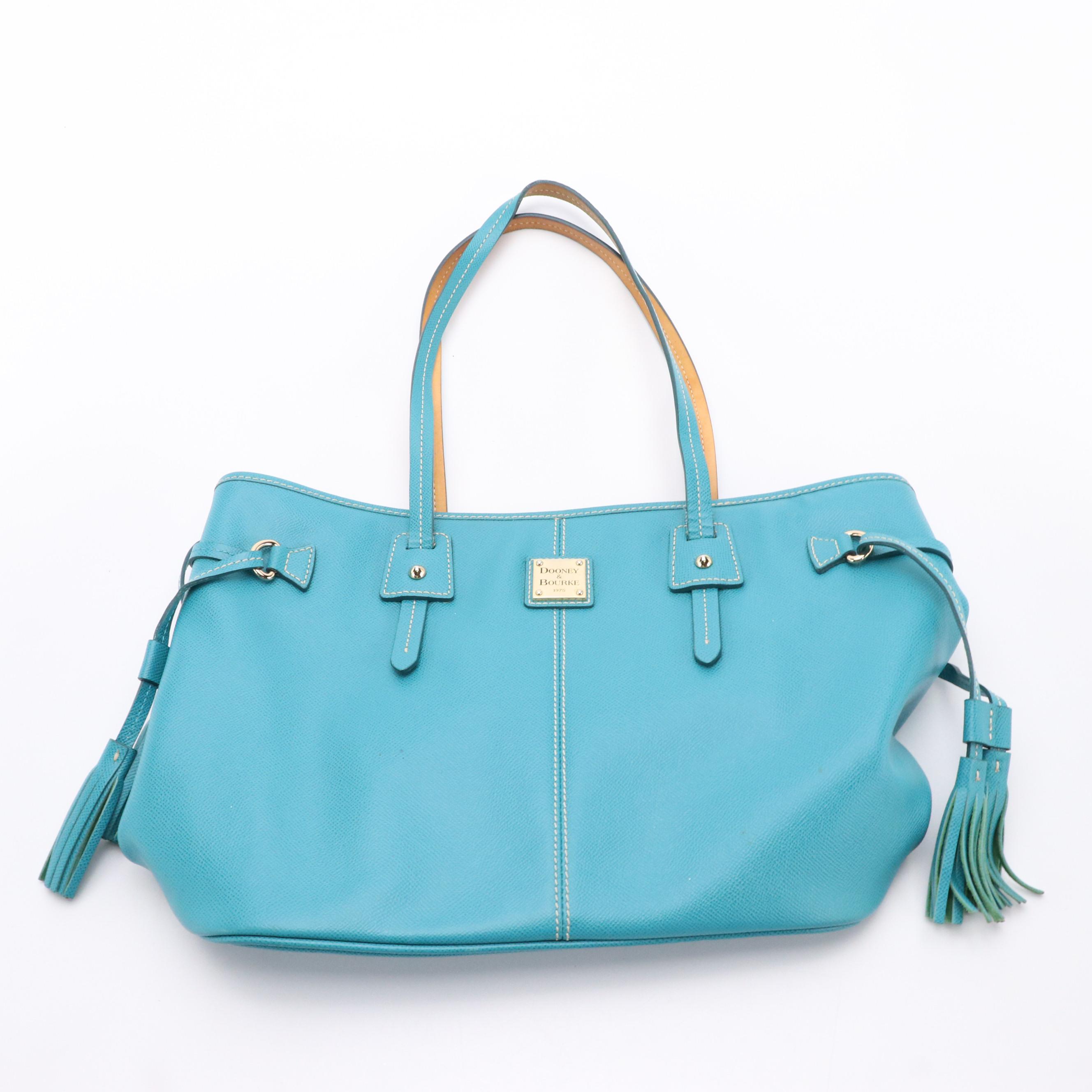 Dooney & Bourke Dillen Double Pocket Satchel and Shoulder Bag in Leather