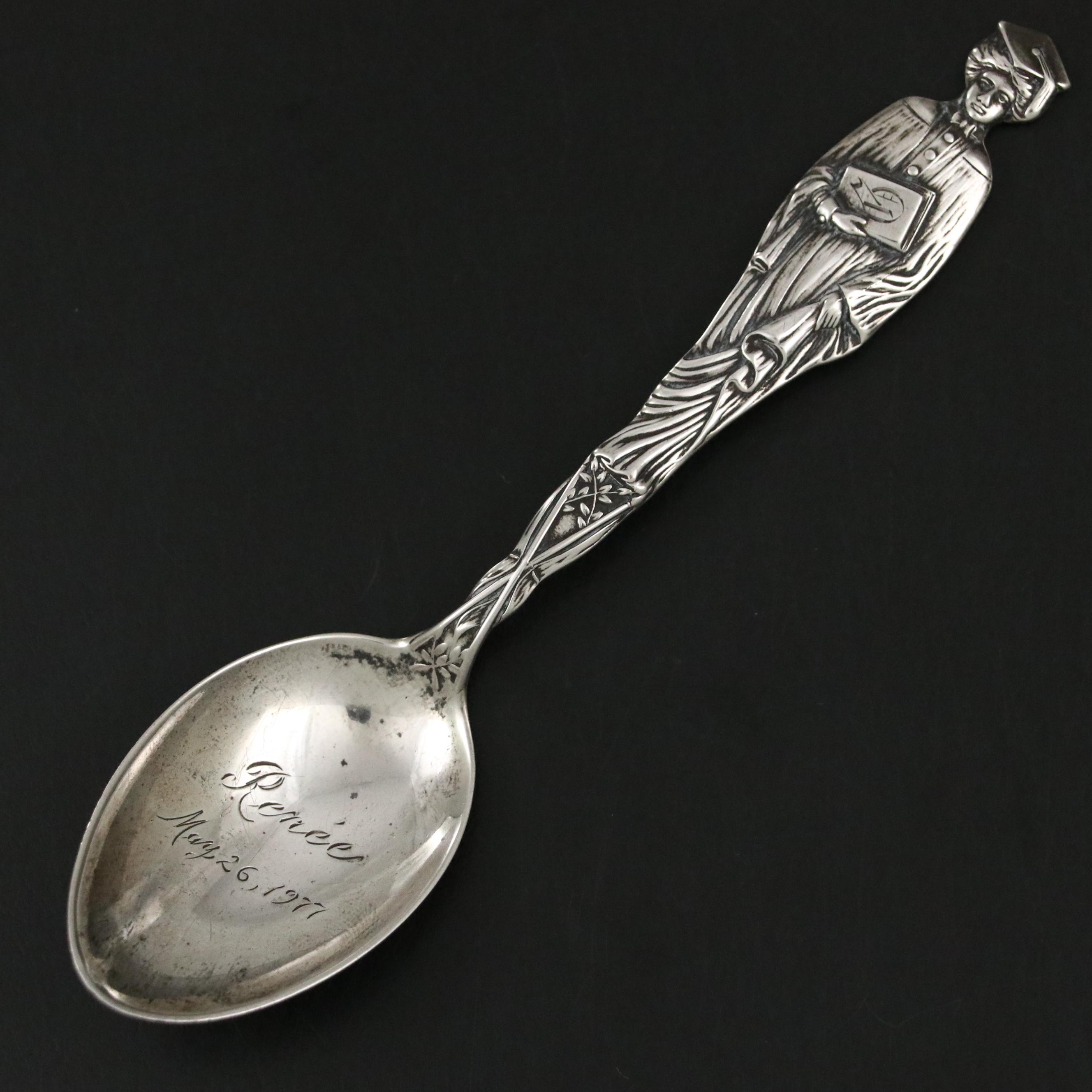 Watson Co. Sterling Silver Graduation Souvenir Spoon