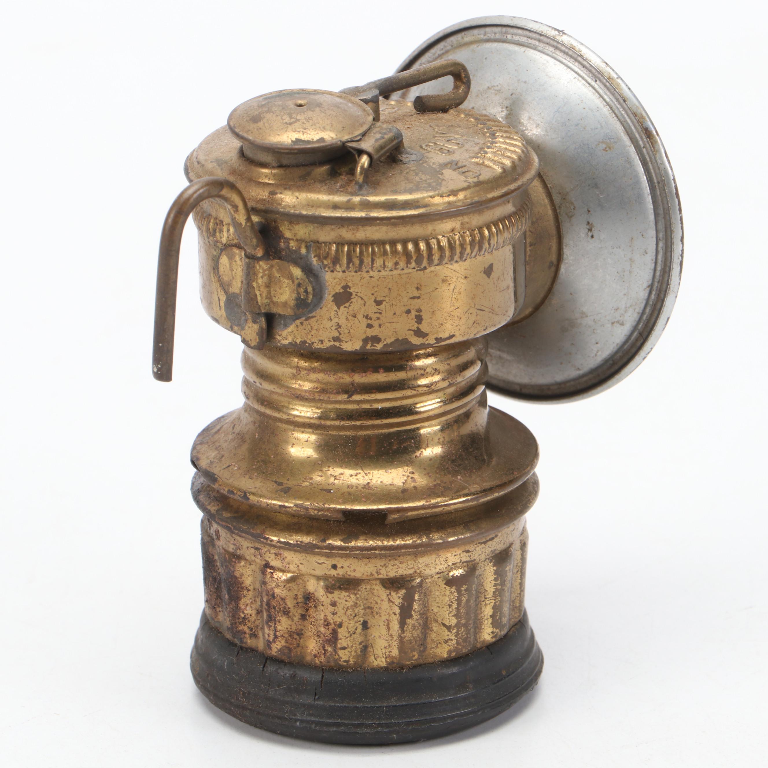 Universal Lamp Co "Guy's Dropper" Metal Carbide Lamp