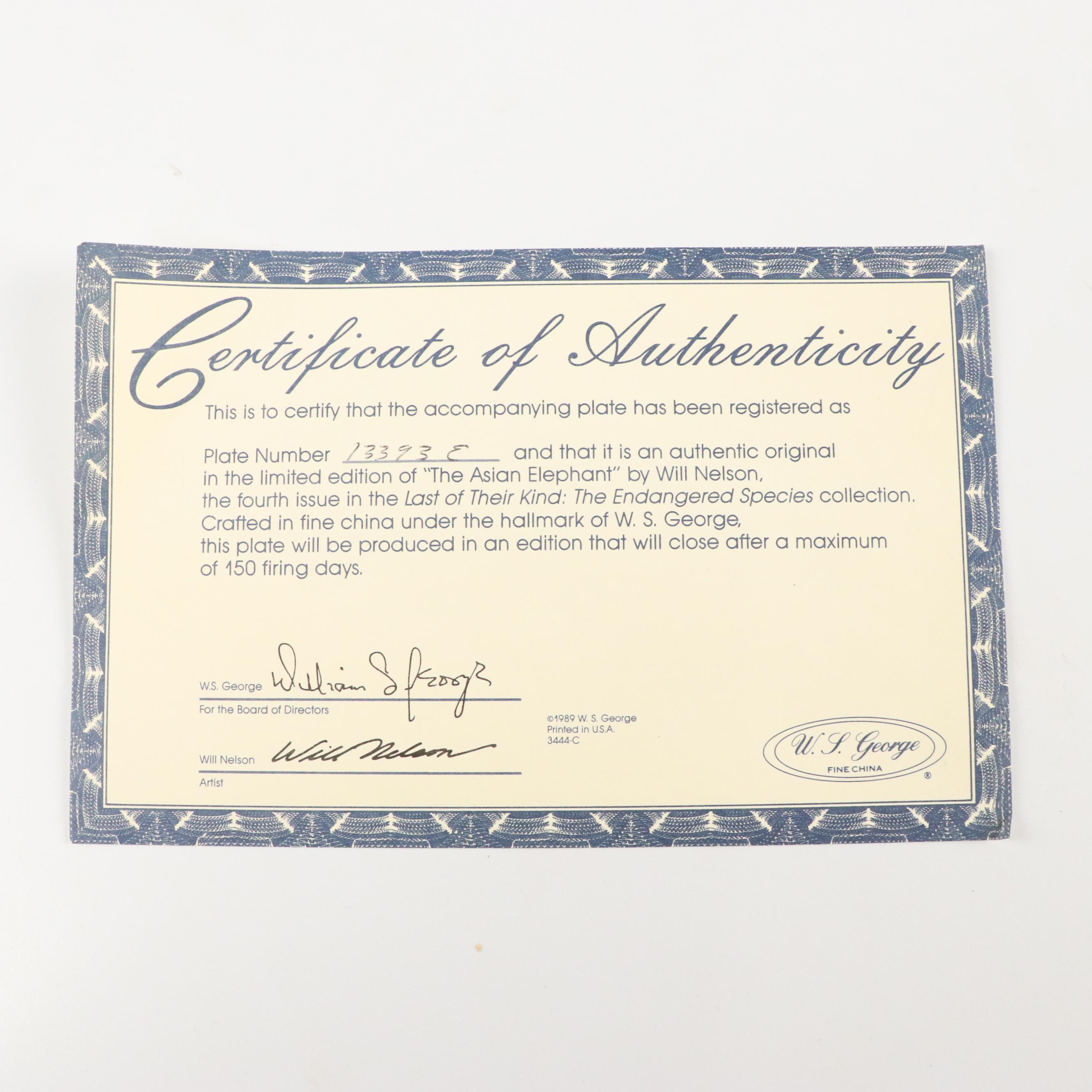 Charles Fracé The World's Most Magnificent Cats Collectible Plates, 1990s