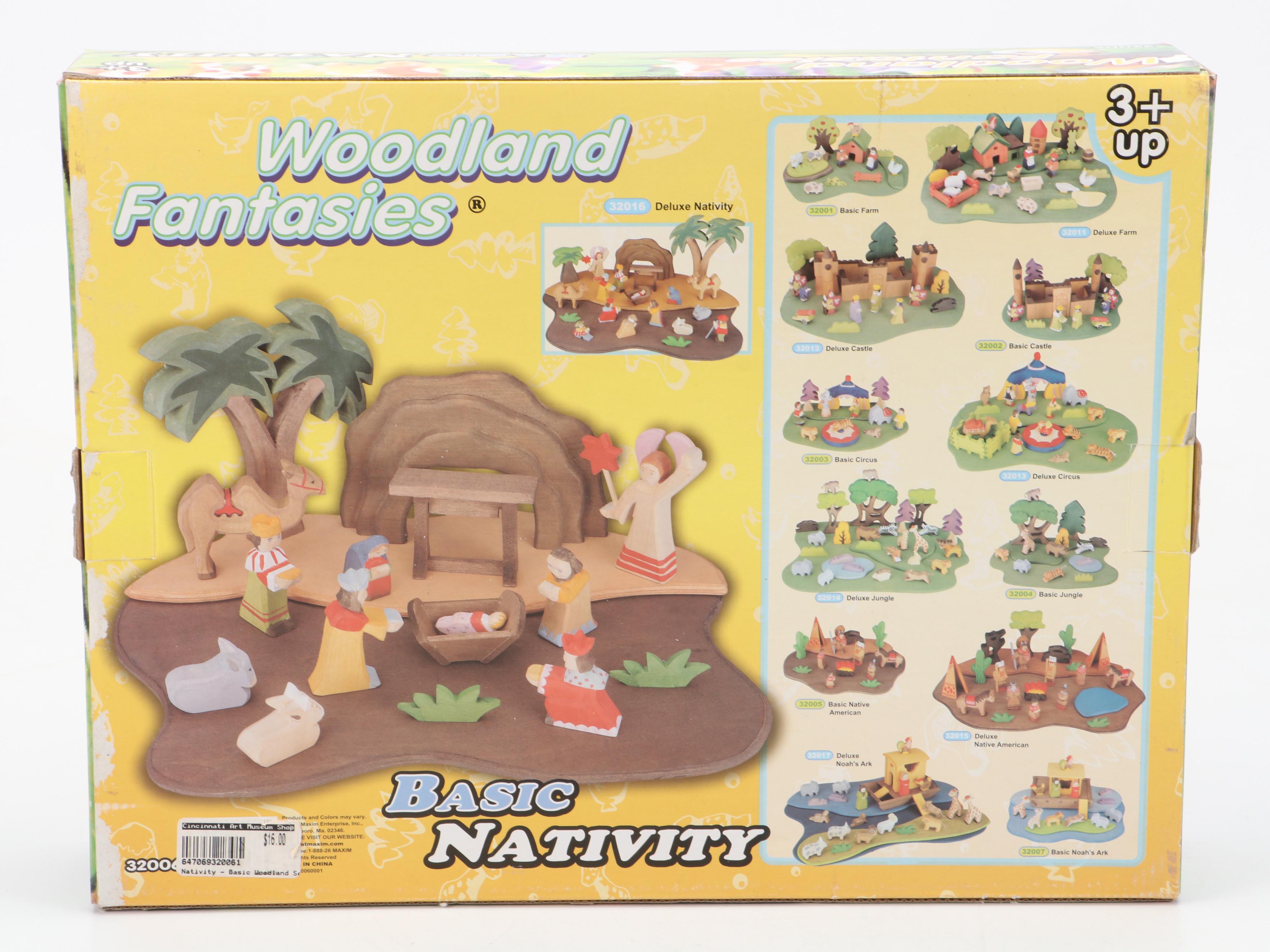 Woodland Fantasies "Basic Nativity" Wood Nativity Set