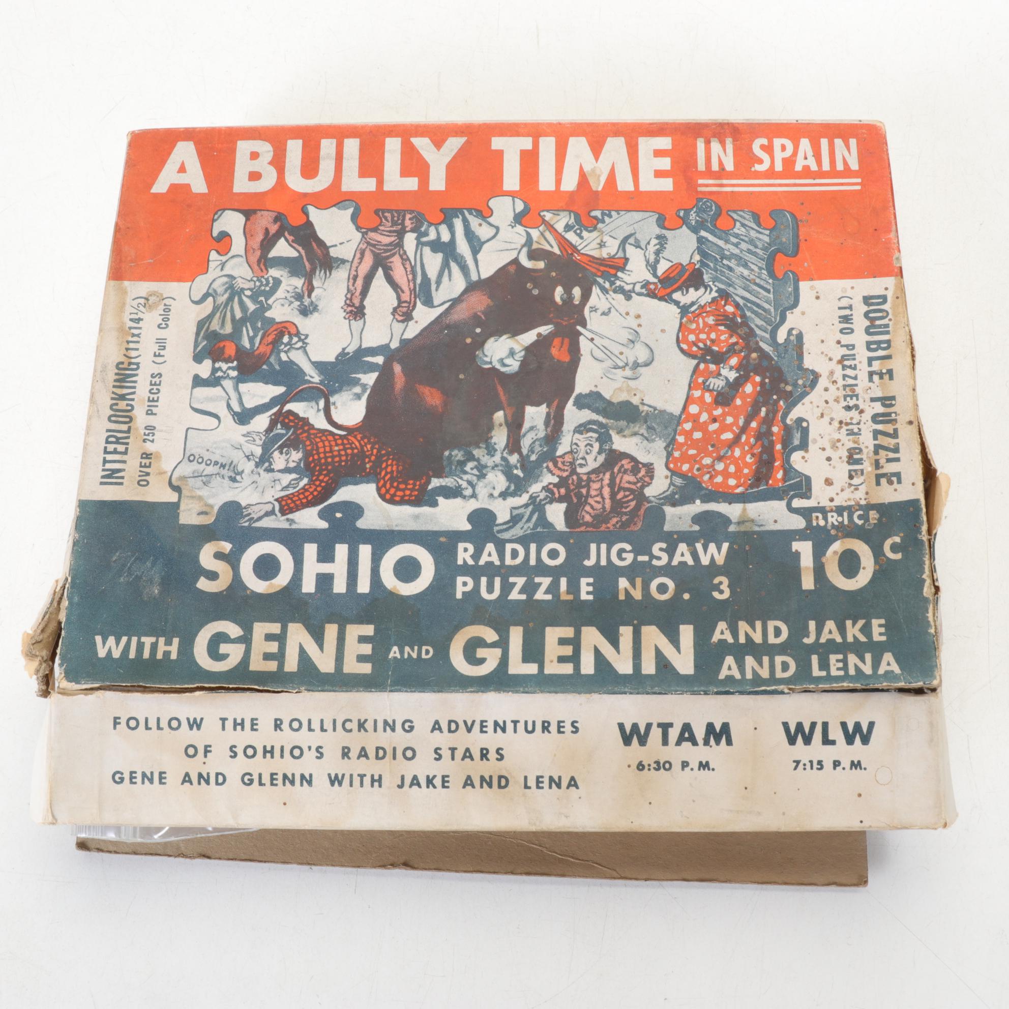 Auto-Magic Picture Gun Film Projector with More 1930s Toys & Board Games