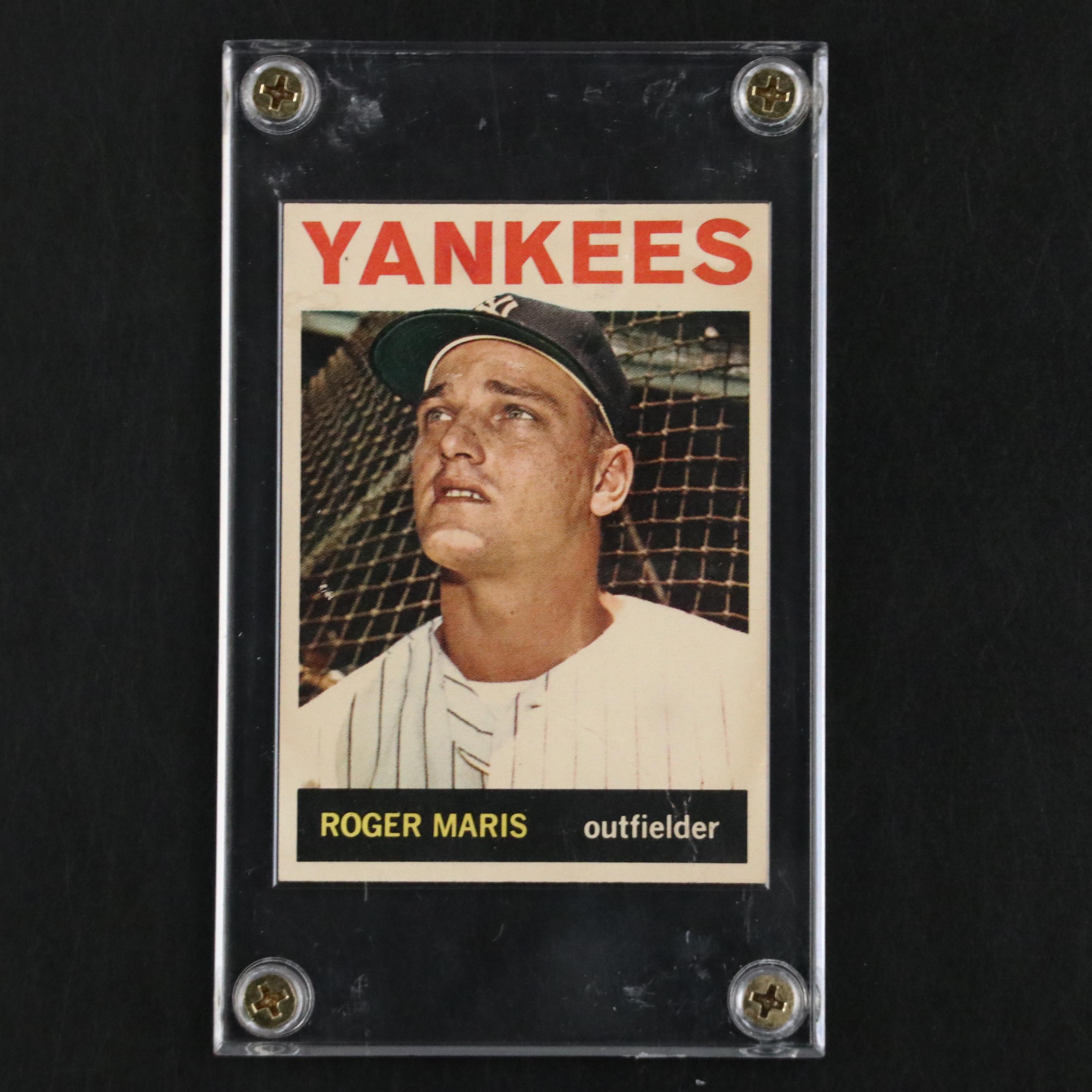 1964 Topps Roger Maris New York Yankees Baseball Card