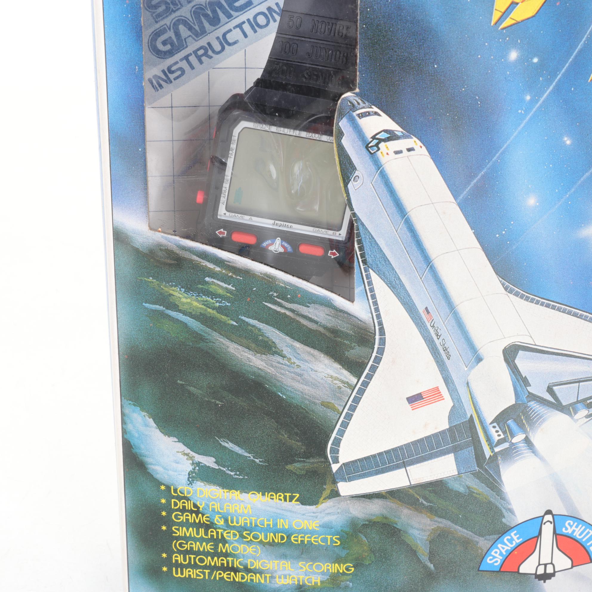 "Mars Satellite", Tin Litho "Space Gun" and Other Space Toys