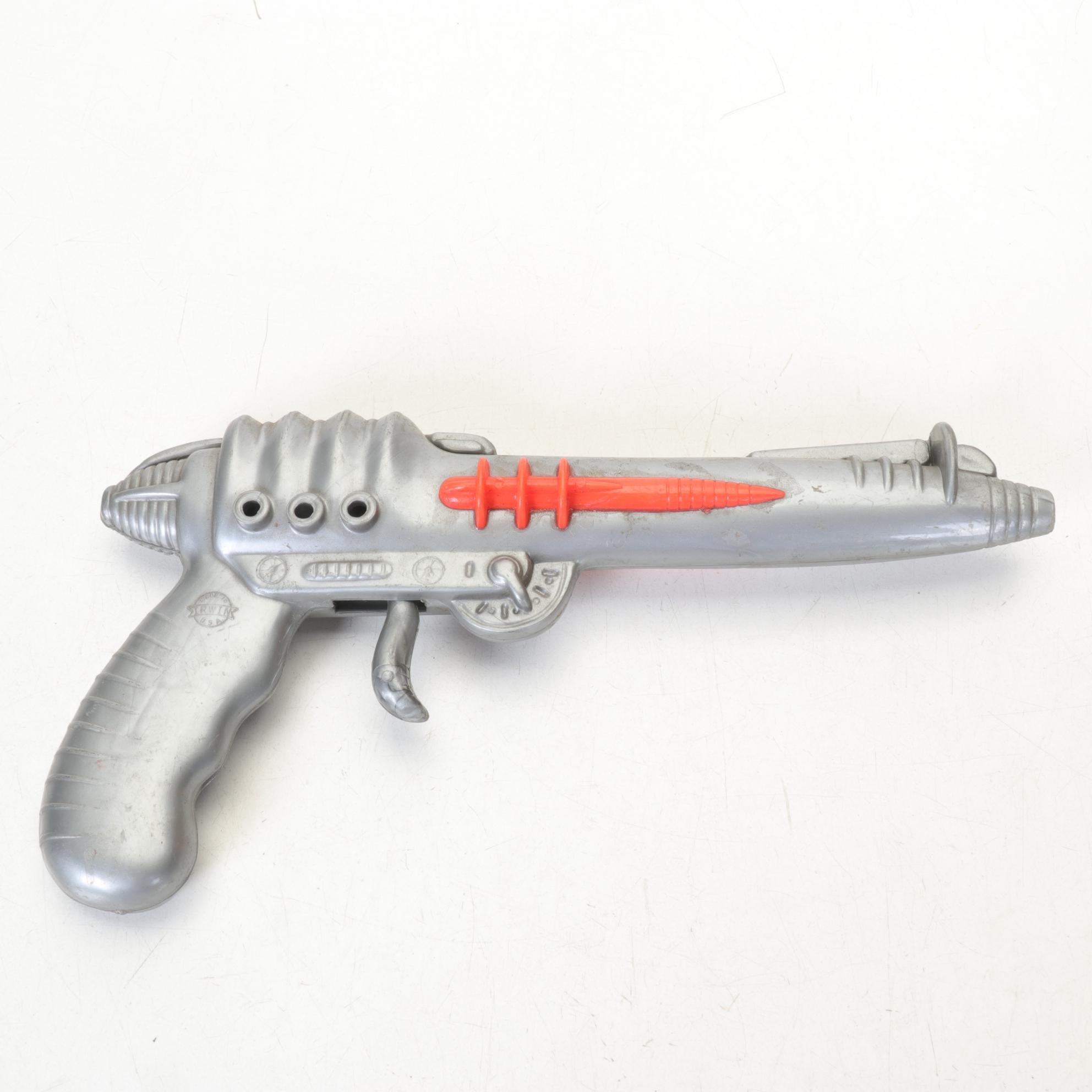 "Mars Satellite", Tin Litho "Space Gun" and Other Space Toys