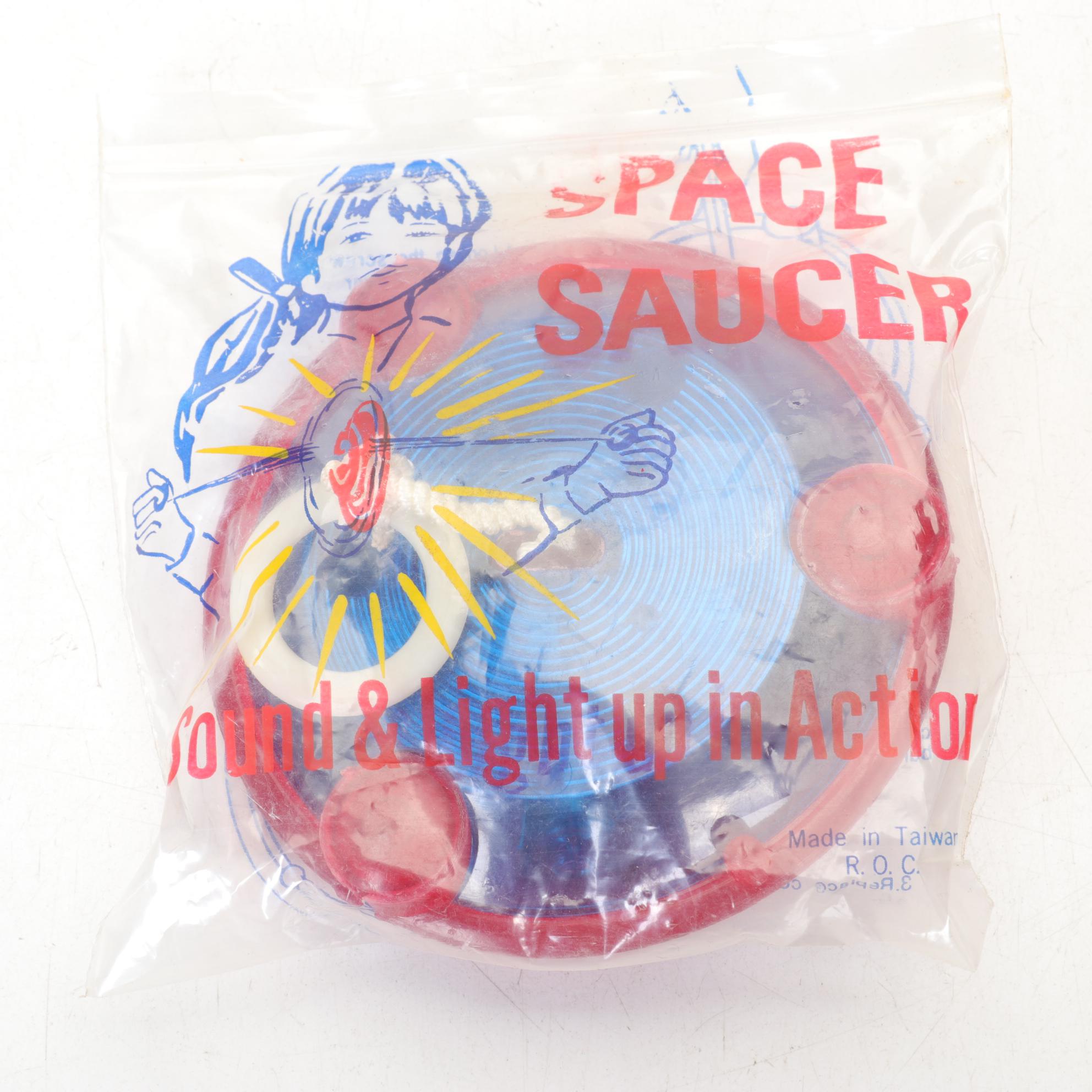 "Mars Satellite", Tin Litho "Space Gun" and Other Space Toys