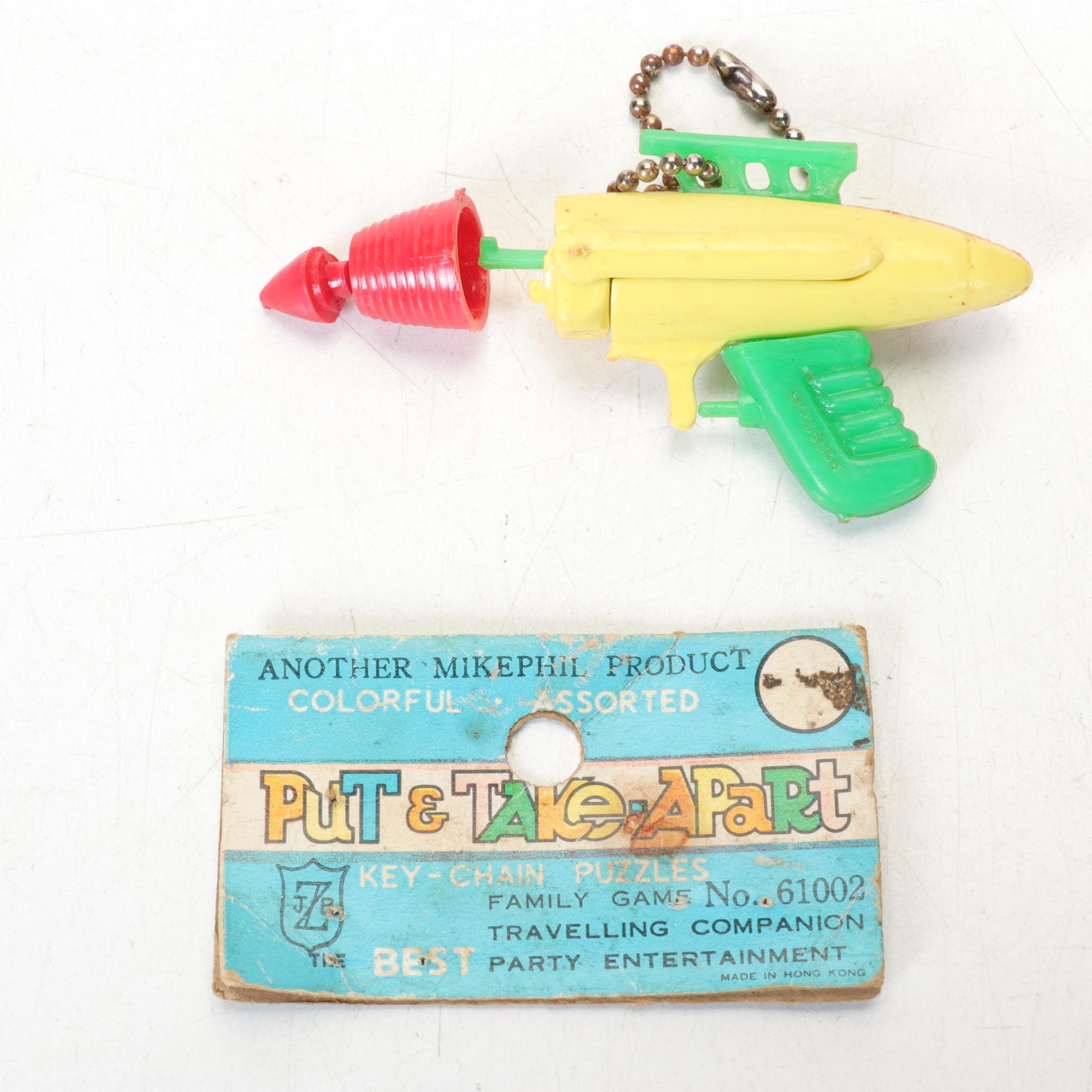 "Mars Satellite", Tin Litho "Space Gun" and Other Space Toys