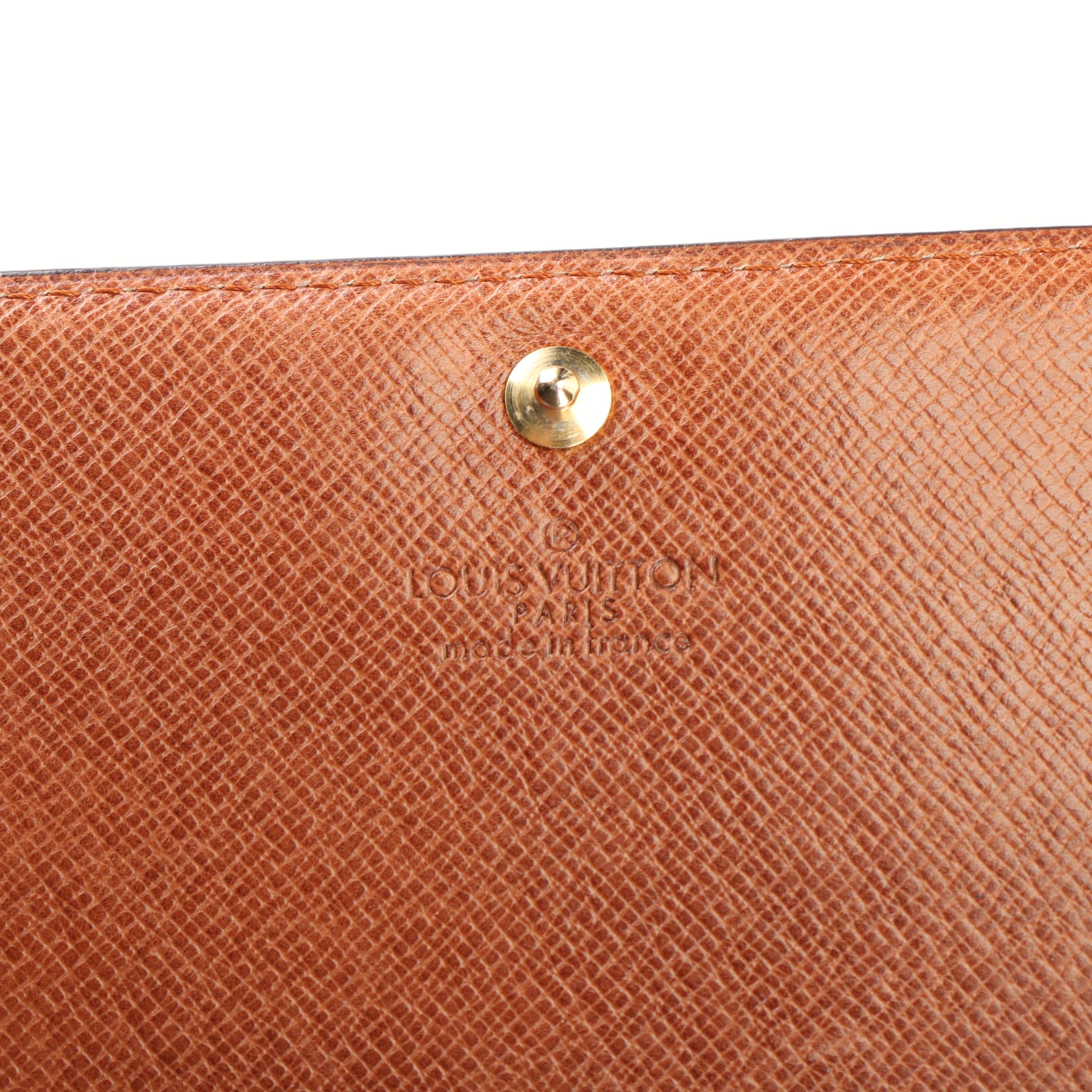 Louis Vuitton Tresor Compact Wallet in Monogram Coated Canvas