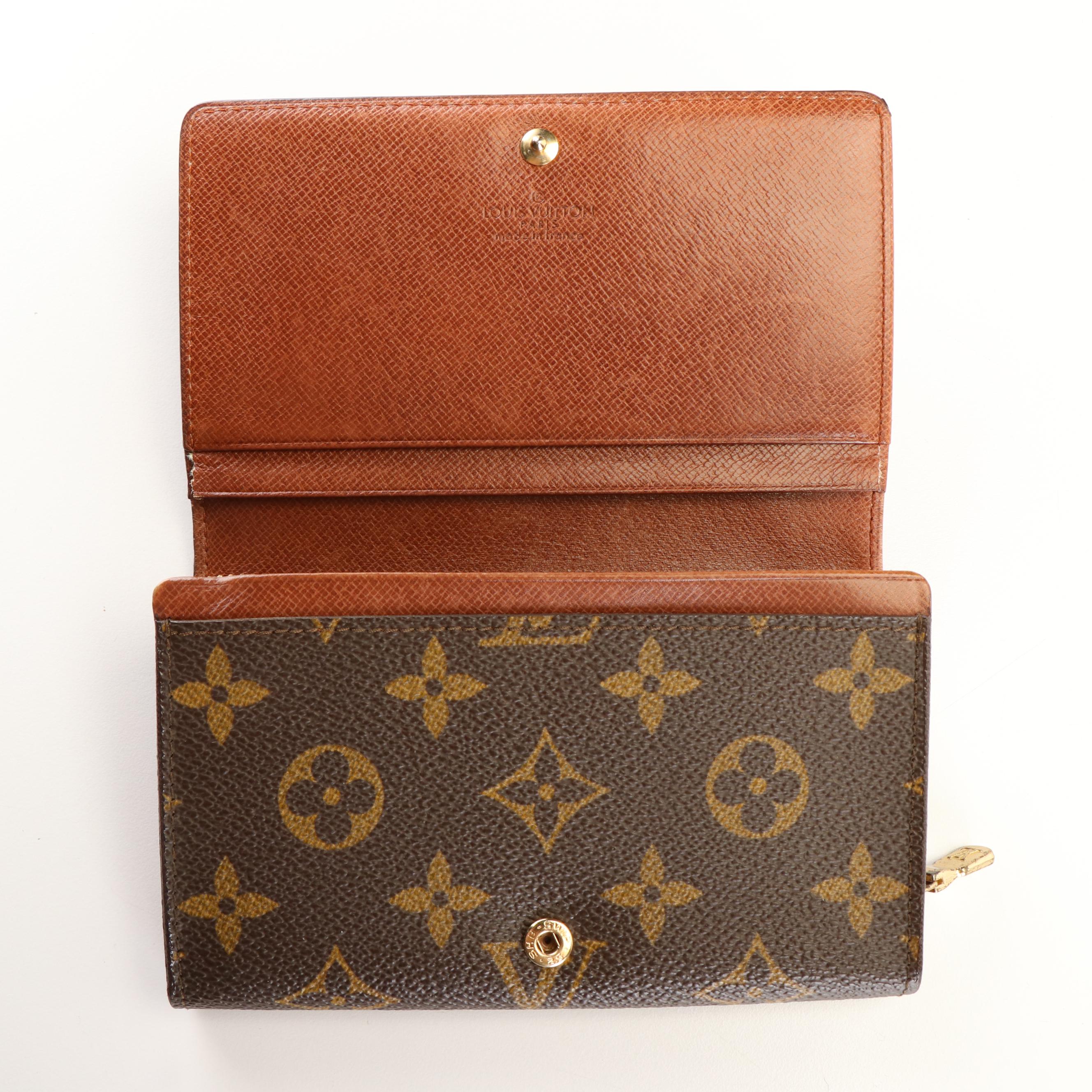 Louis Vuitton Tresor Compact Wallet in Monogram Coated Canvas