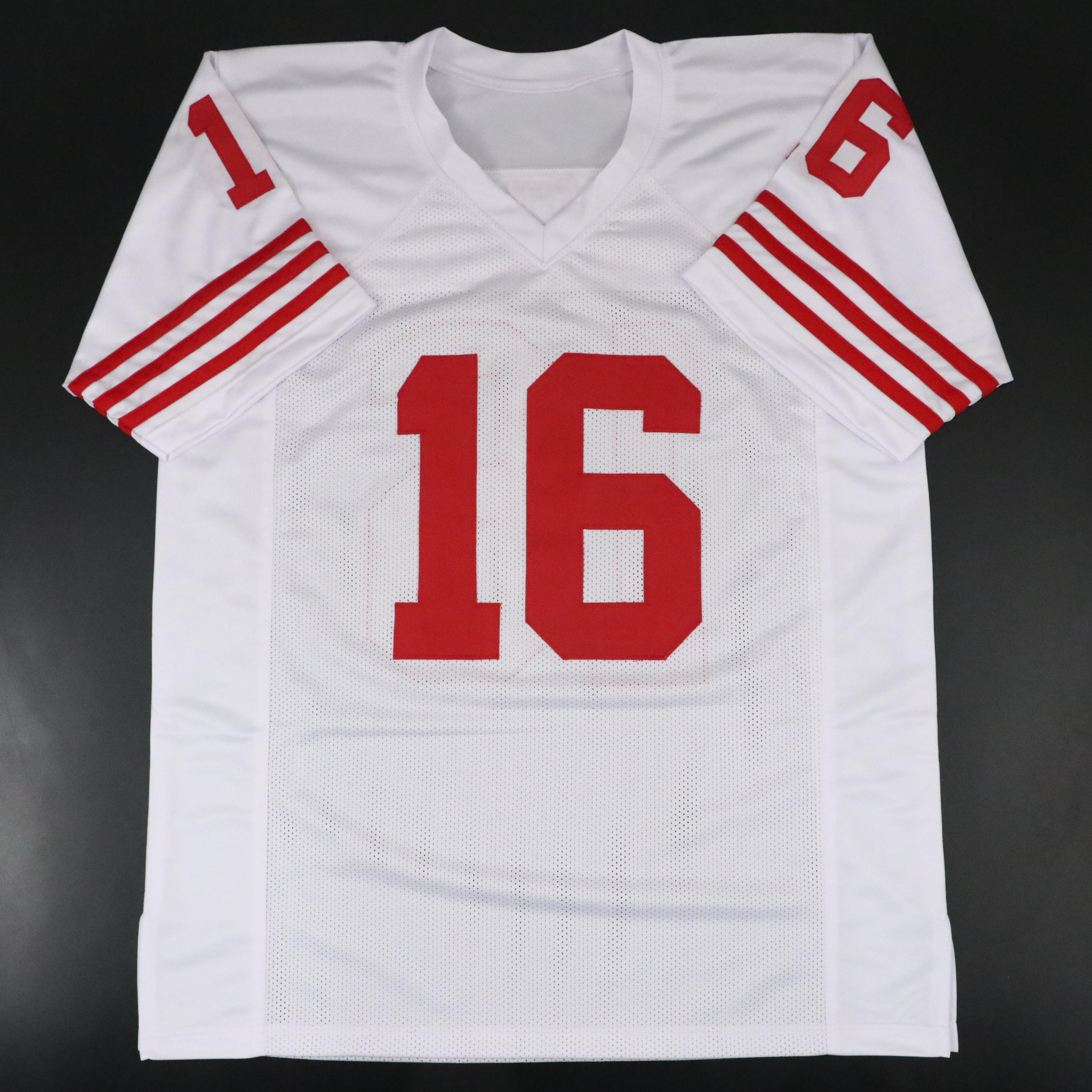 Joe Montana Signed San Francisco Football Jersey, Beckett