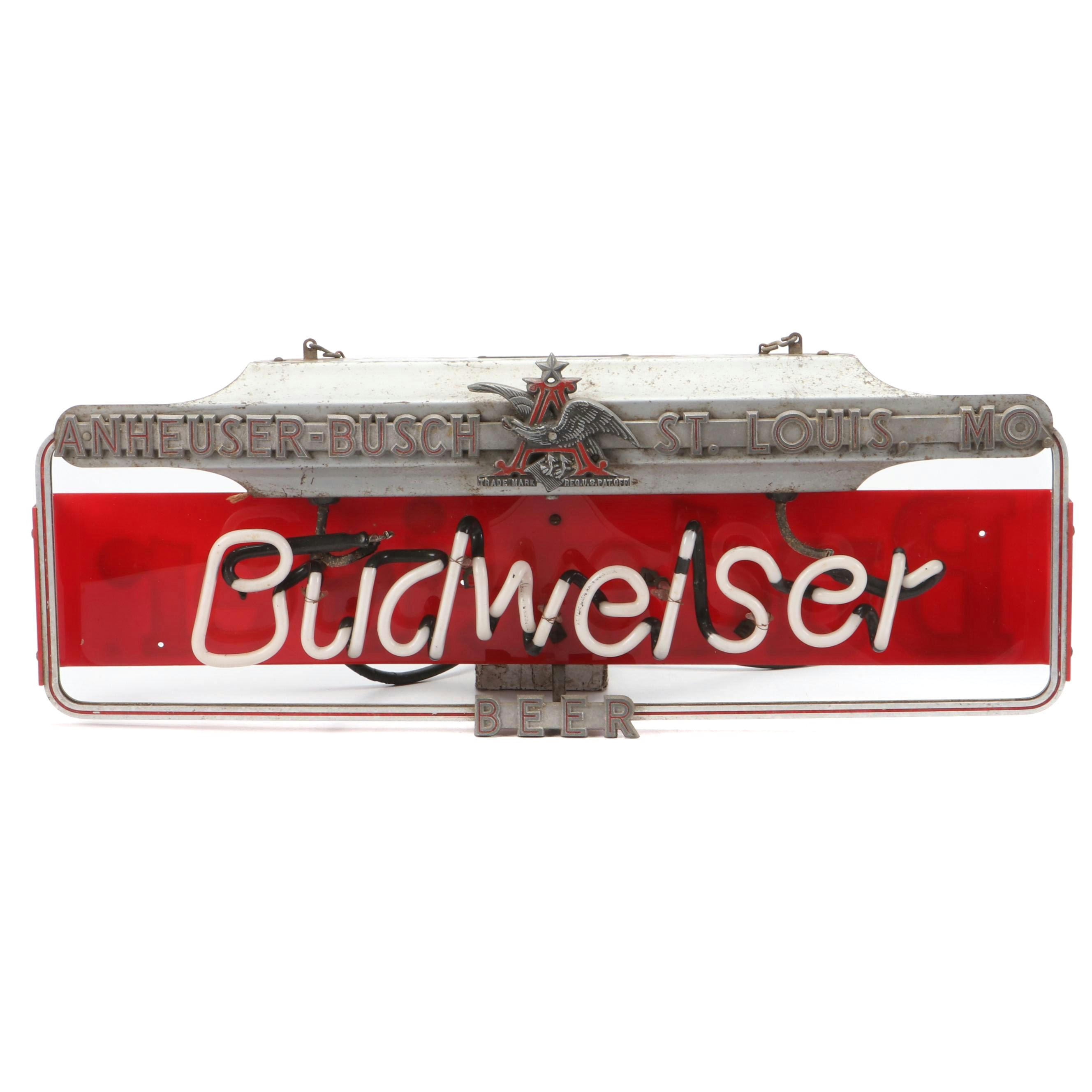 Anheuser-Busch Budweiser Neon Bar Light