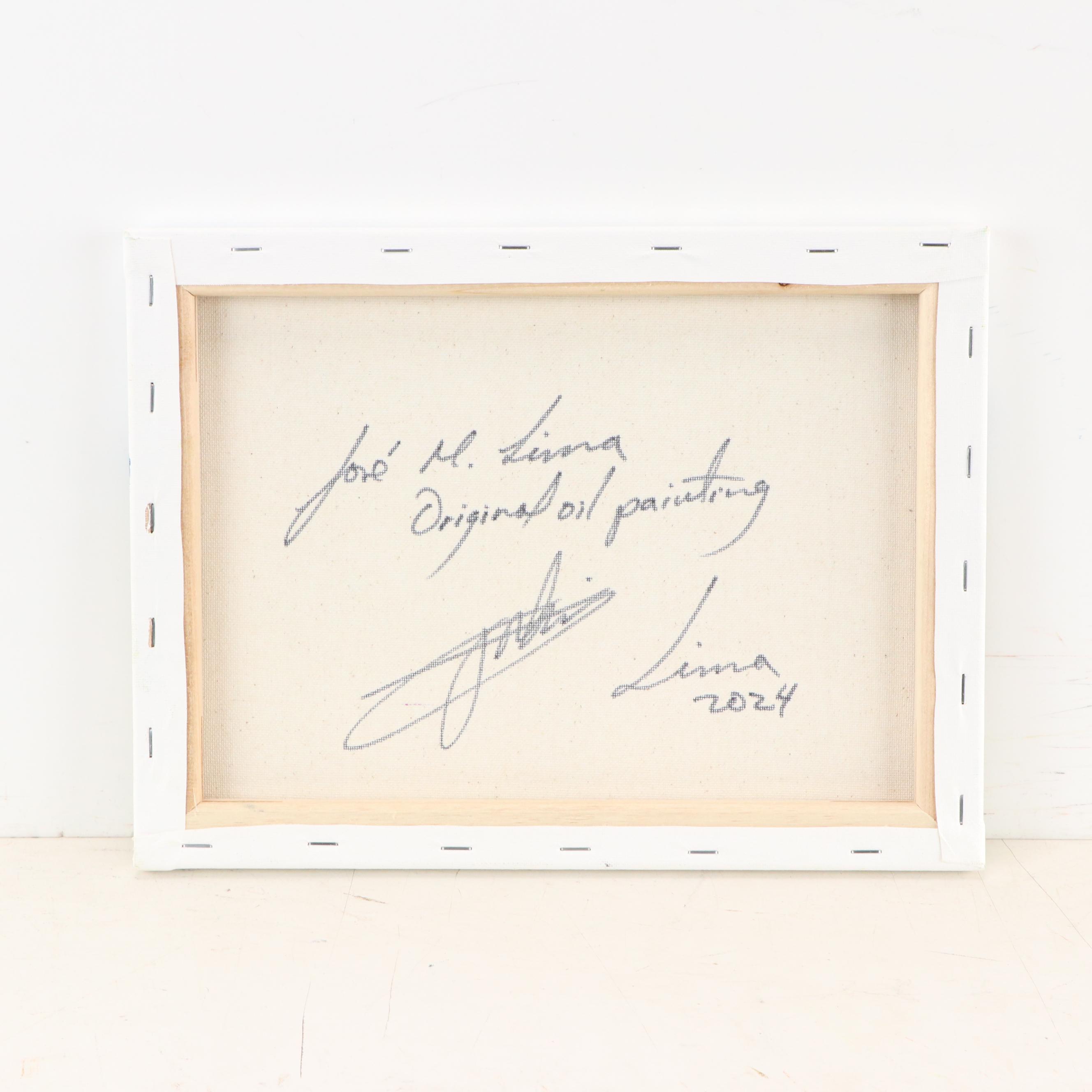 José M. Lima Landscape Oil Painting, 2024