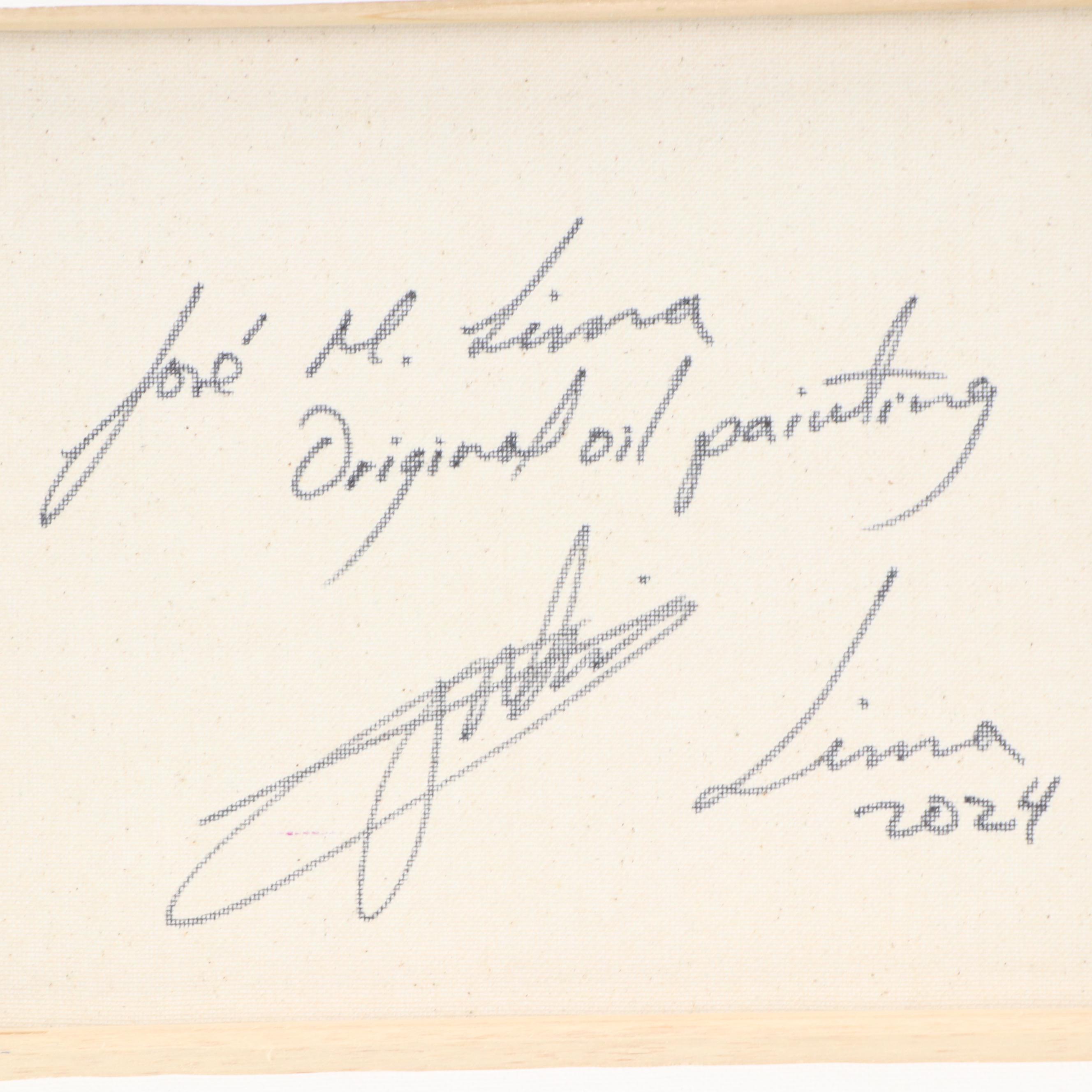 José M. Lima Landscape Oil Painting, 2024