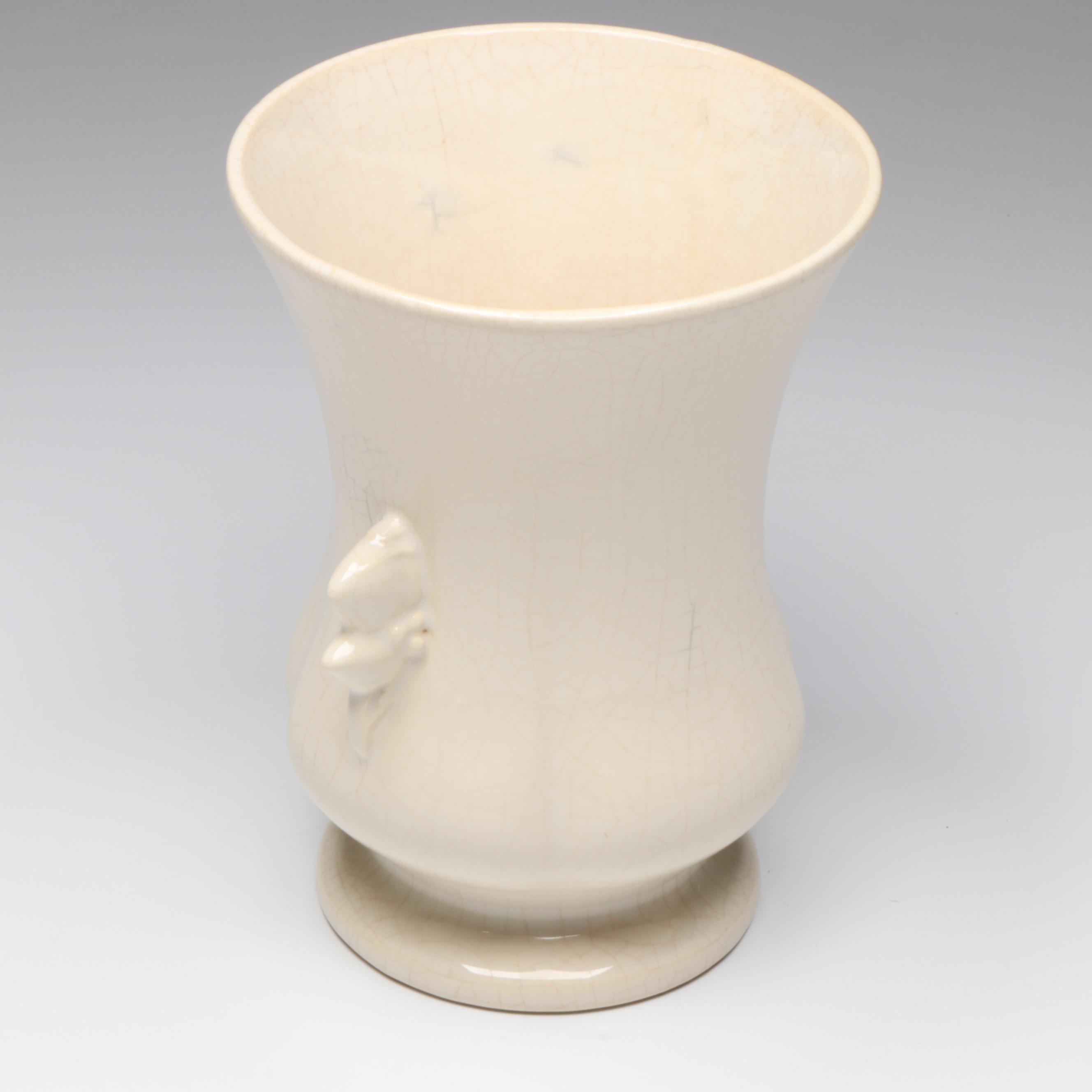 Claire Lerner Pottery Centerpiece Bowl with Other Vases, Mid-20th Century