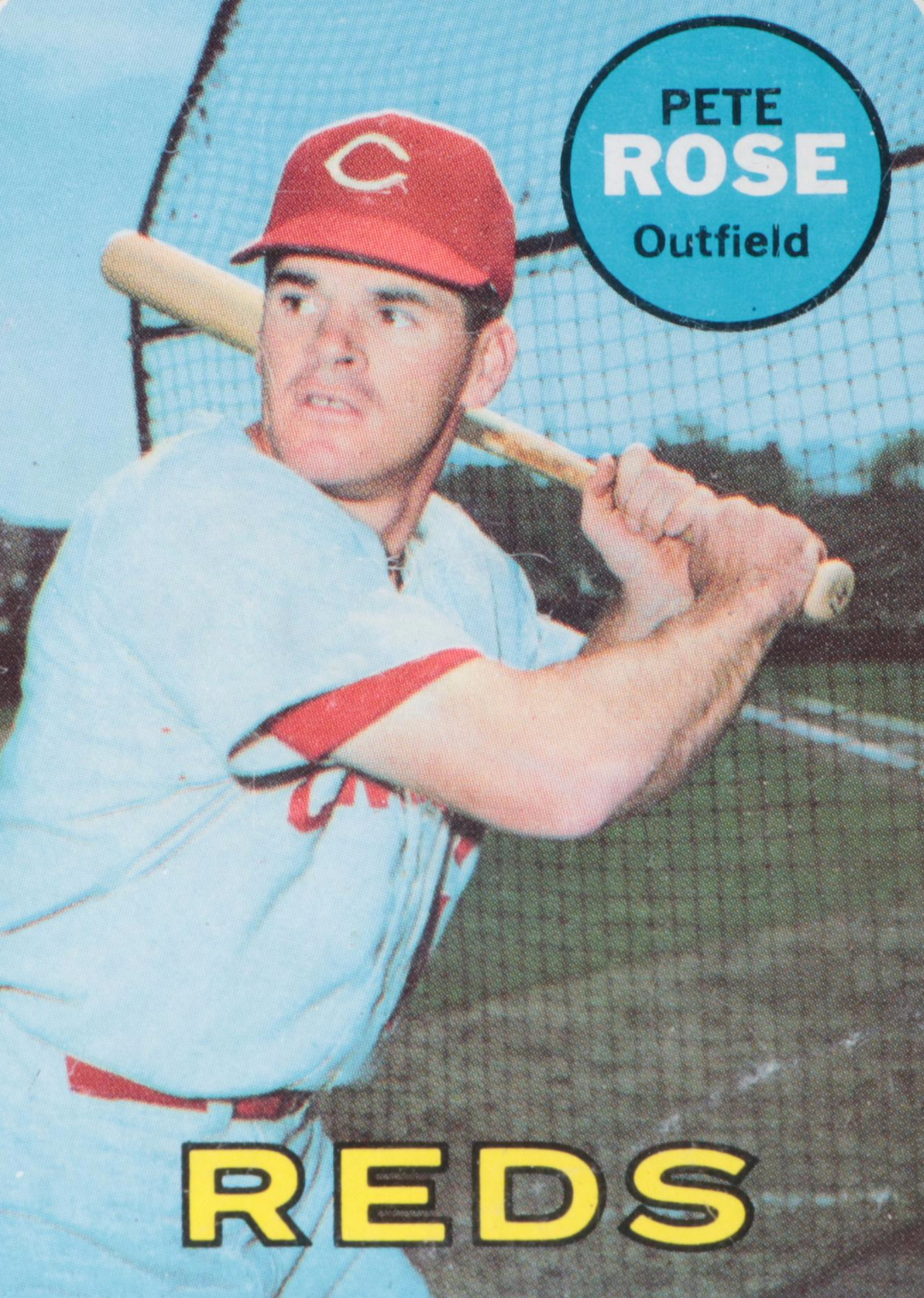 1969 Topps Pete Rose Cincinnati Reds Baseball Card