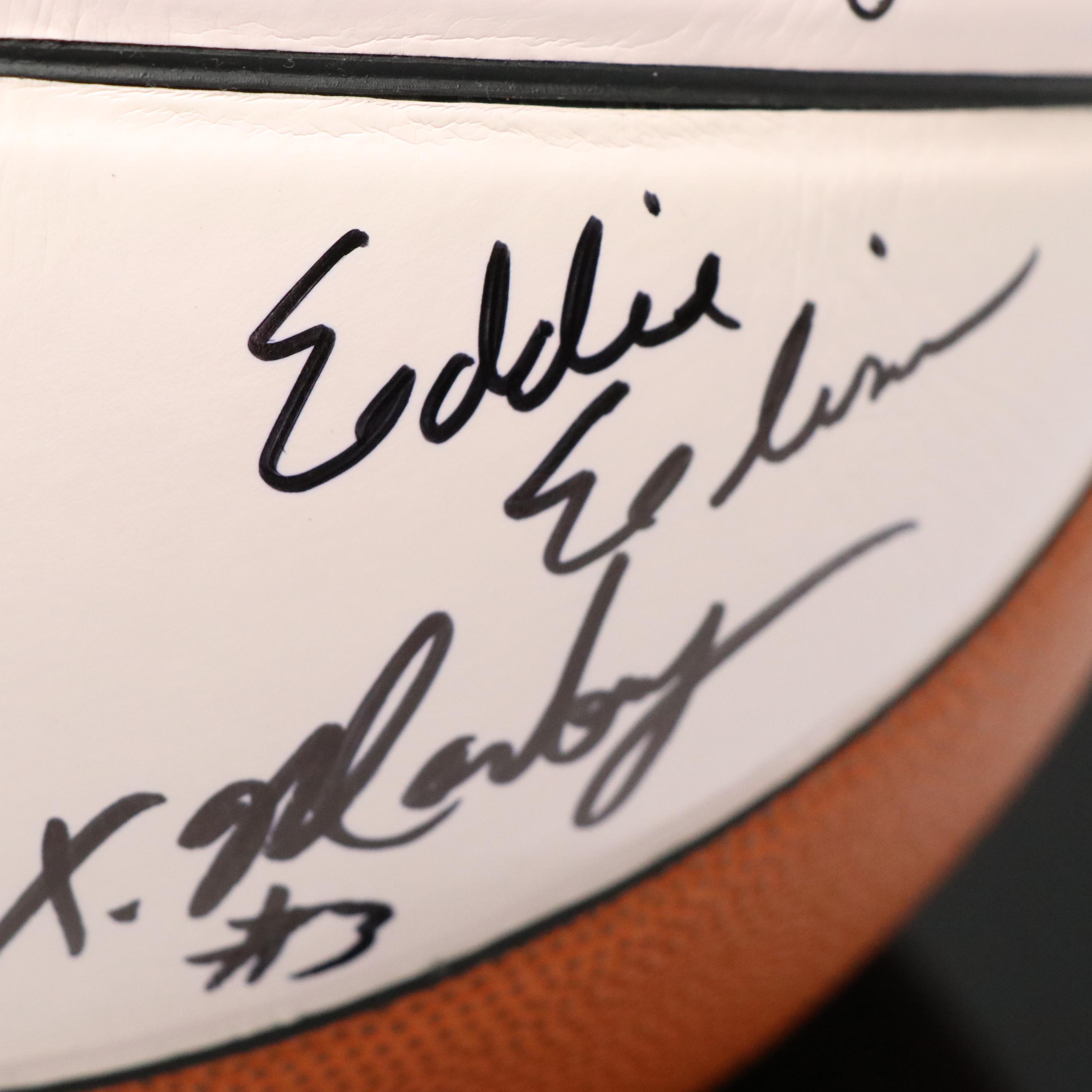 1995–96 Georgia Tech Team Signed Basketball Featuring Stephon Marbury and More