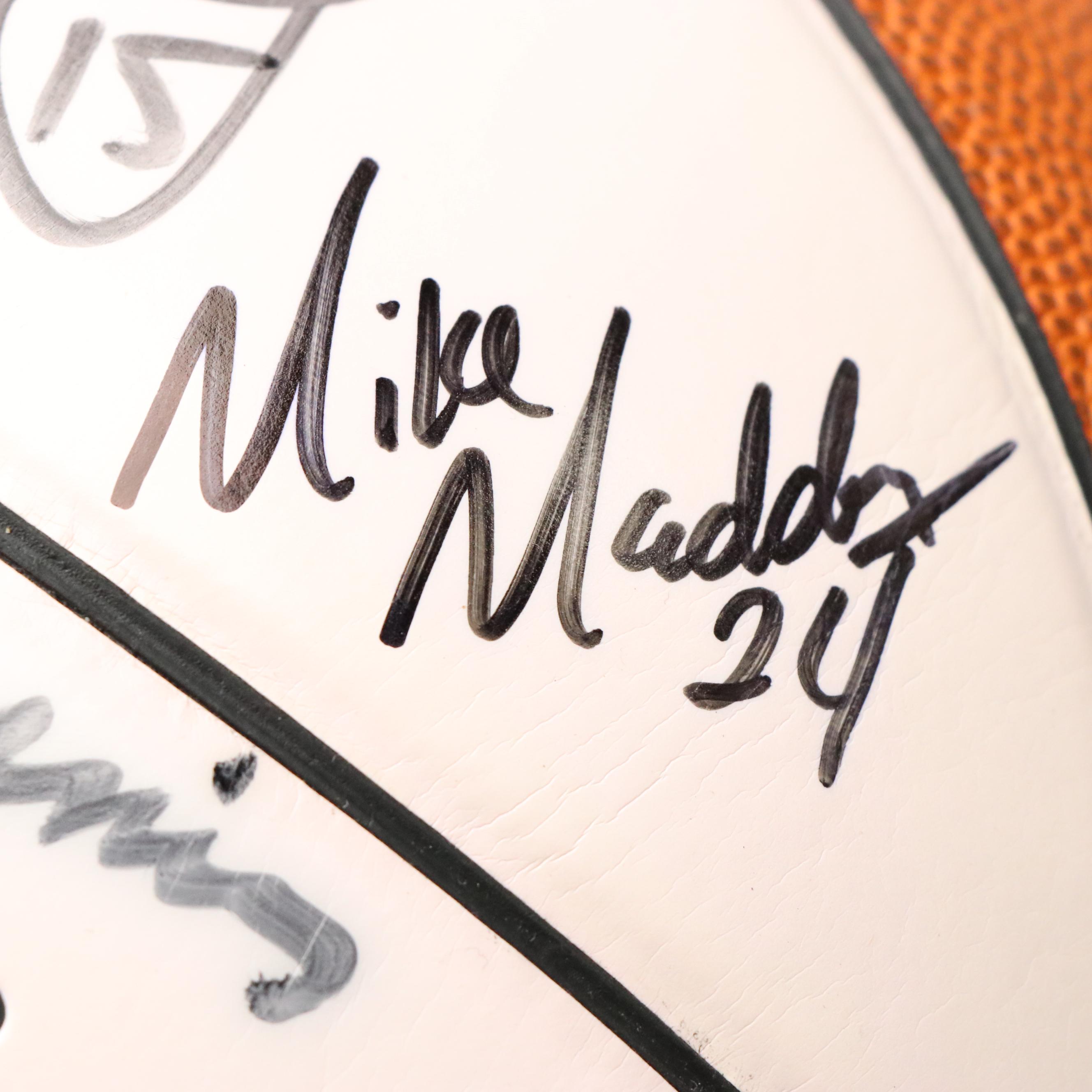 1995–96 Georgia Tech Team Signed Basketball Featuring Stephon Marbury and More