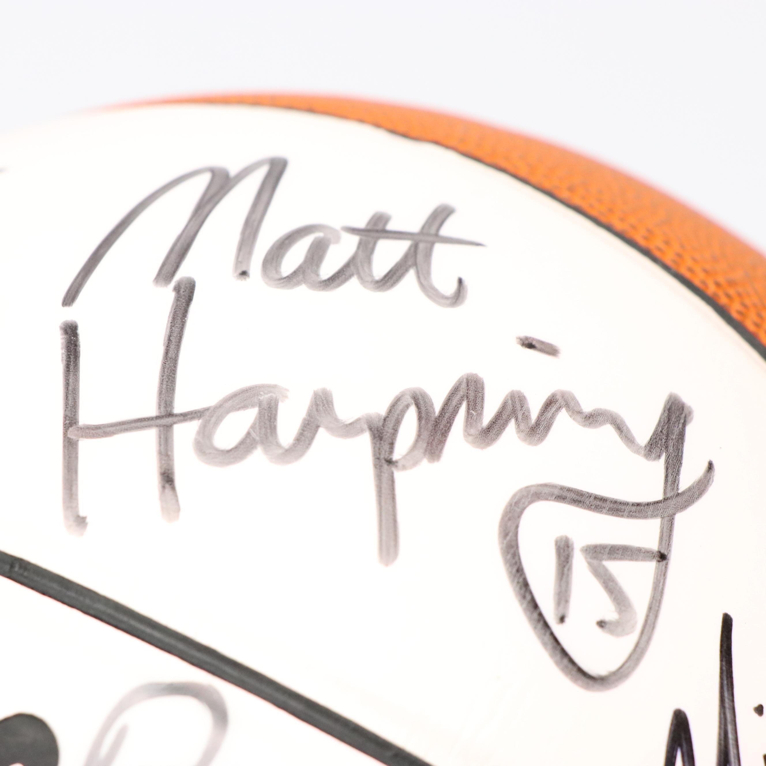 1995–96 Georgia Tech Team Signed Basketball Featuring Stephon Marbury and More