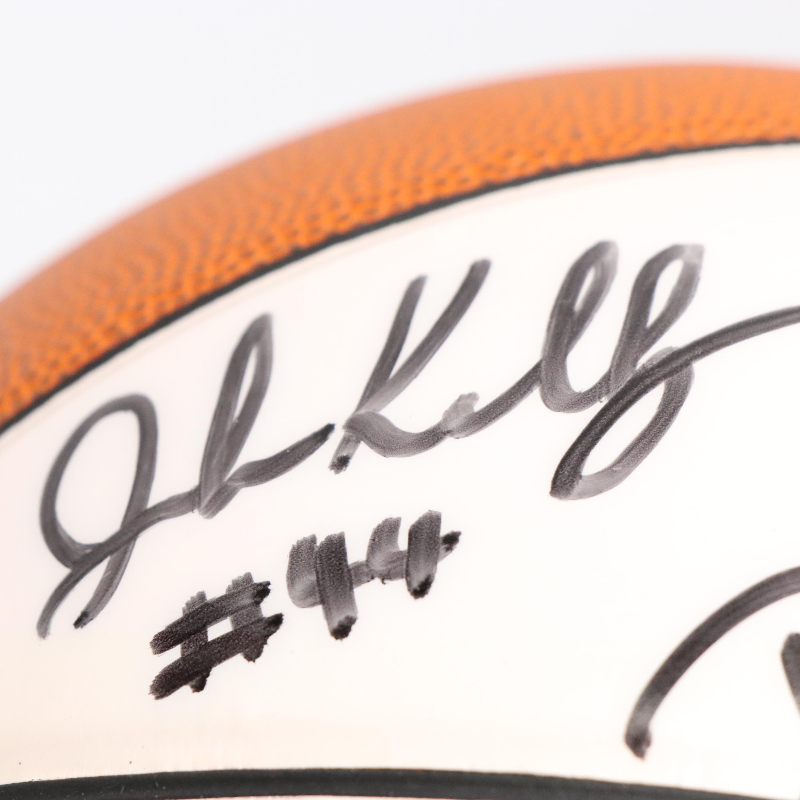 1995–96 Georgia Tech Team Signed Basketball Featuring Stephon Marbury and More