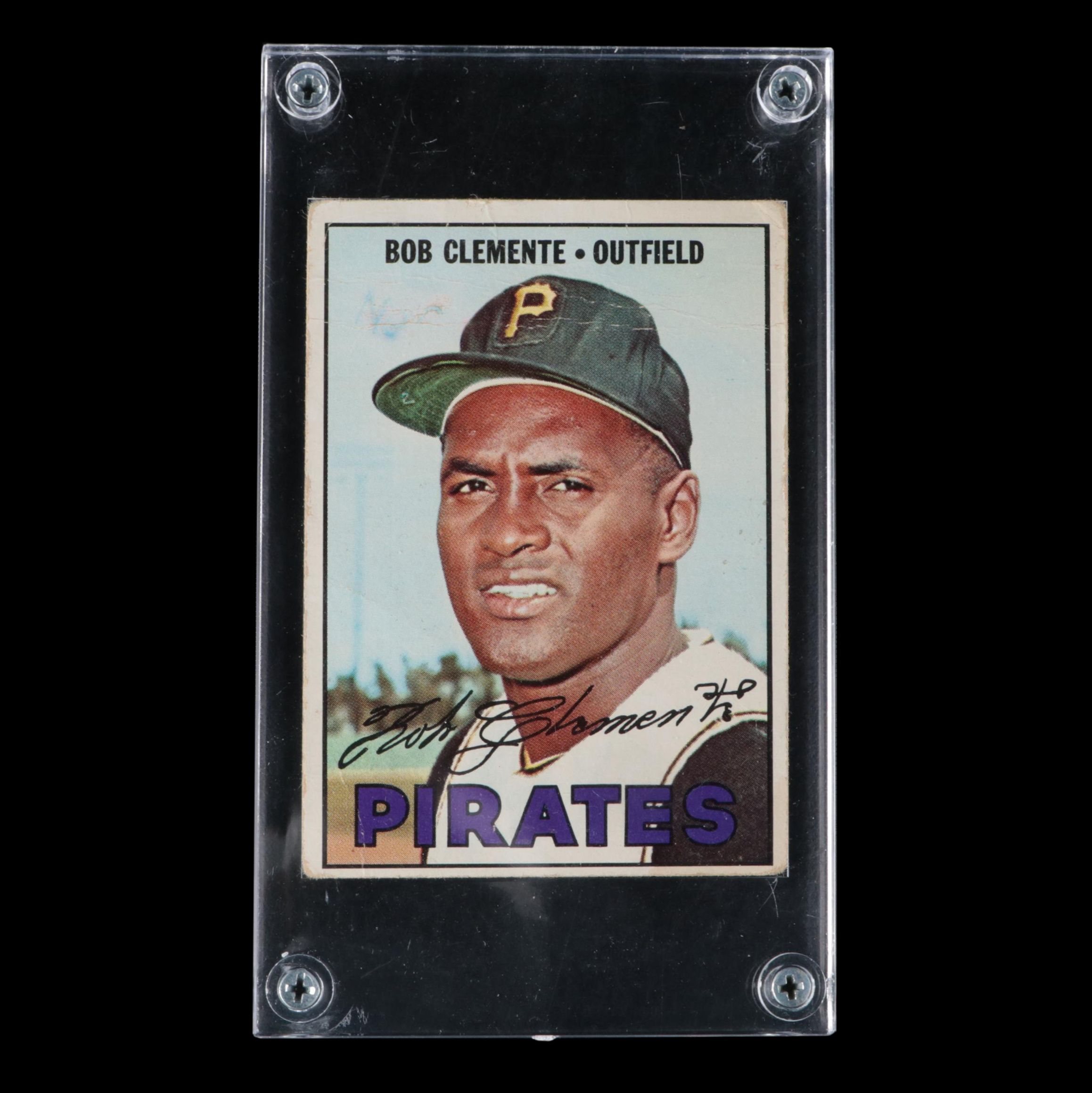 1967 Topps Roberto Clemente Pittsburgh Pirates Baseball Card
