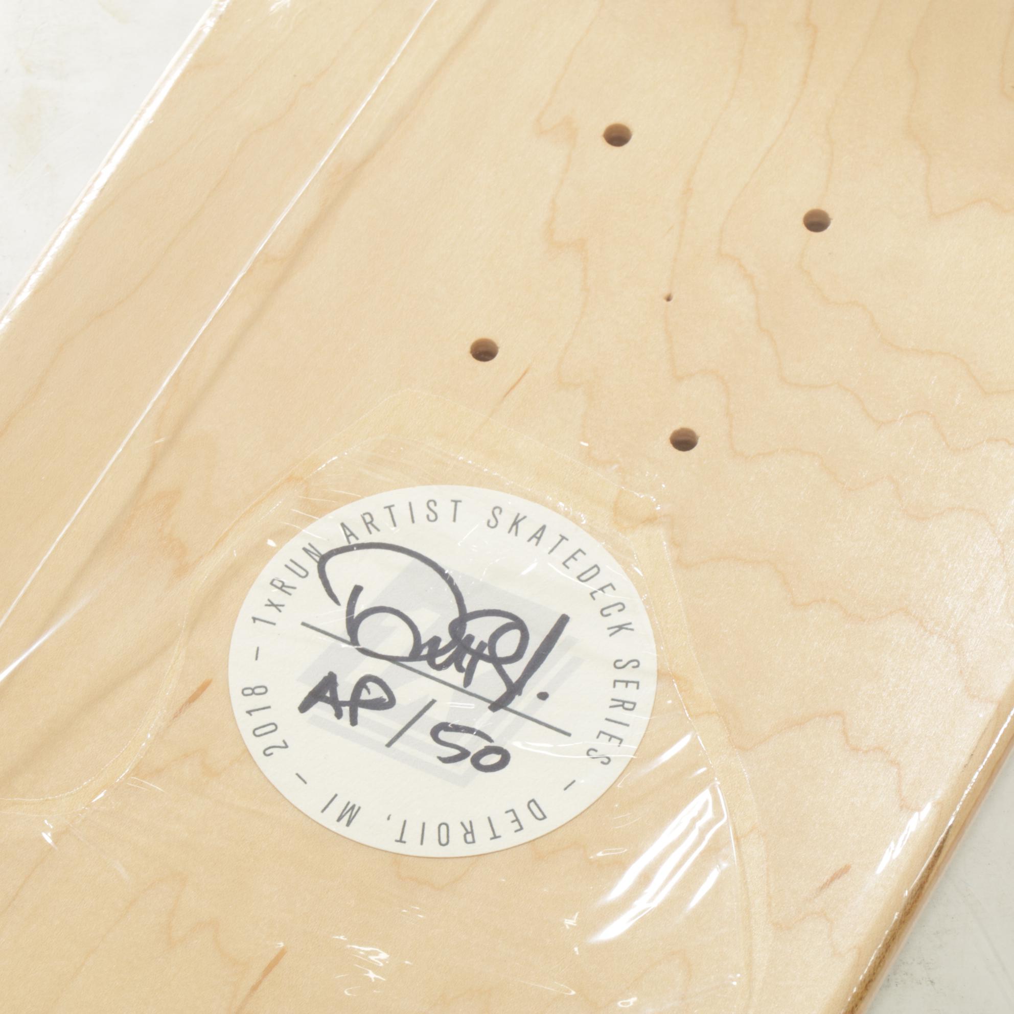 DENIAL x 1xRUN "Instagram Pill" Skateboard Deck, 2018